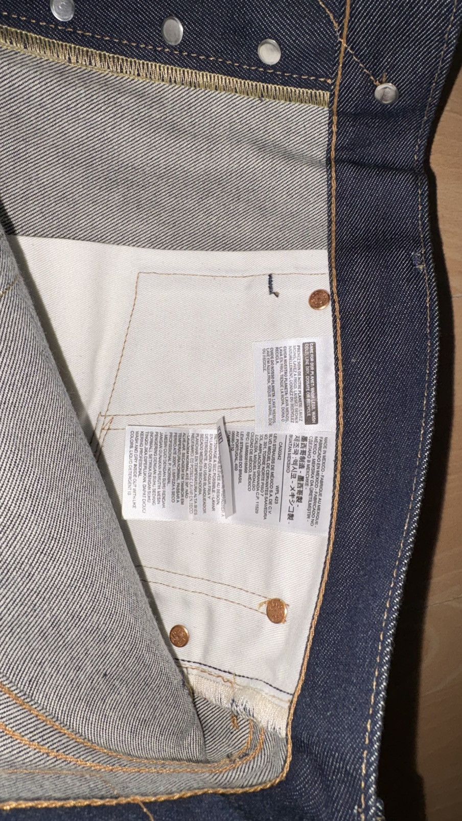 DENIM TEARS × Levi's Denim Tears x Levi's Cotton Wreath Jeans 'Indigo Size US 36 / EU 52 - 5 Thumbnail