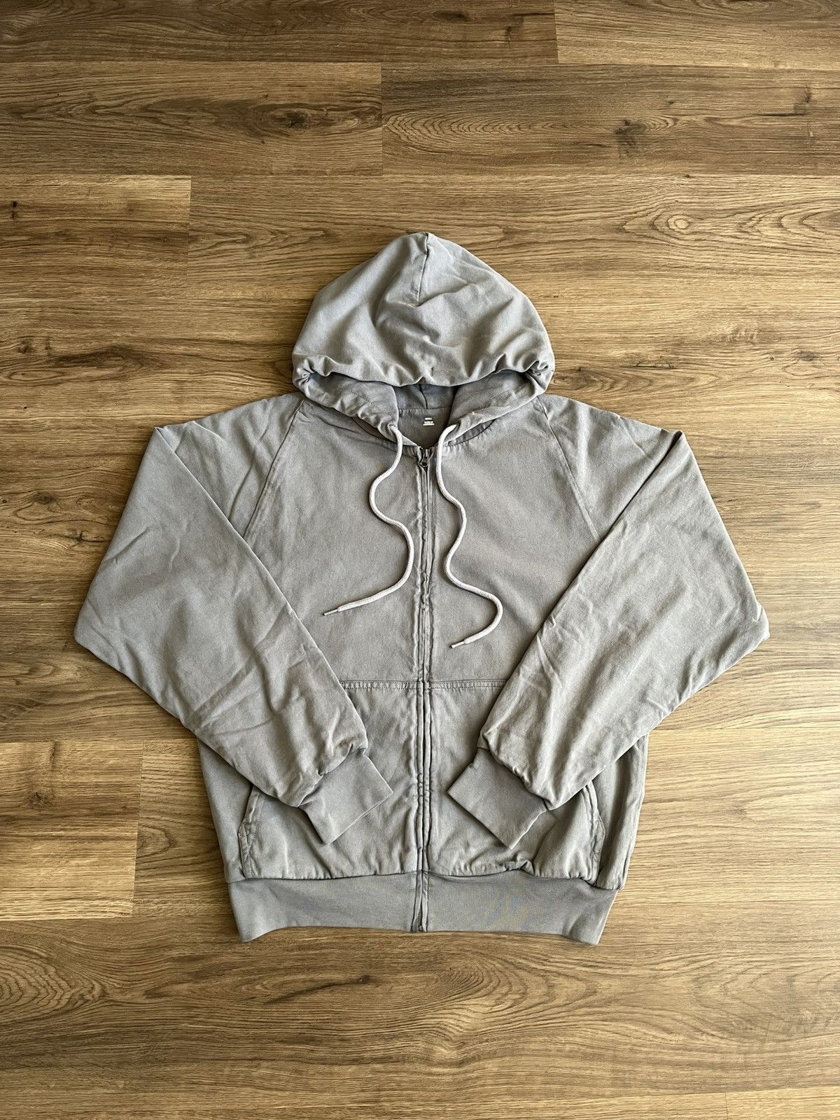 Yeezy Gap ジップパーカー Poetic Grey サイズL RARE YEEZY GAP UNRELEASED POETIC GREY ZIP UP COTTON FLEECE M