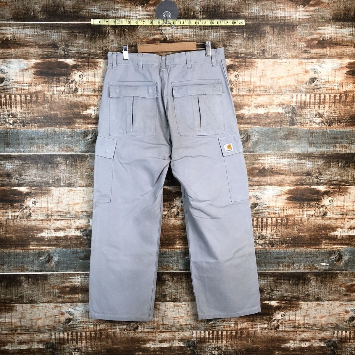 Carhartt DL Carhatt Grey Cargo Multipocket Pants #C109 Size US 32 / EU 48 - 1 Thumbnail