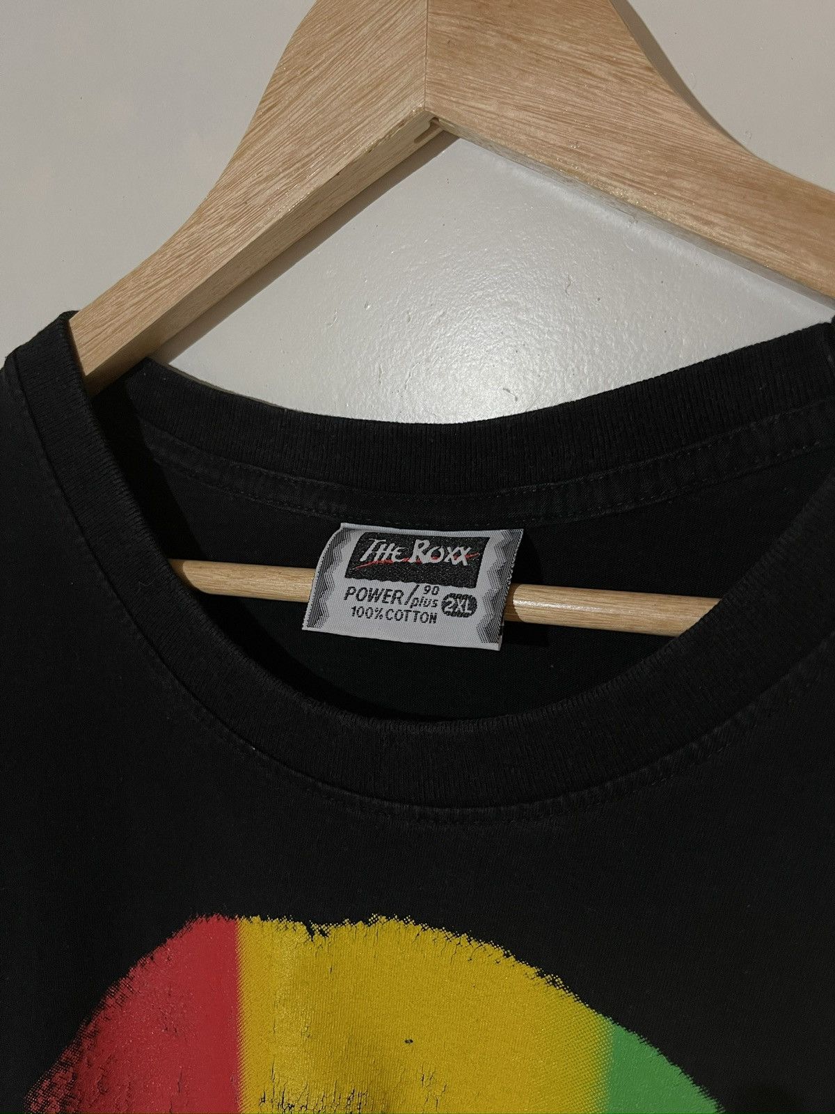 Bob Marley × Vintage Vintage 90's Bob Marley Big Face Reggae Rock Band T-shirt Size US XXL / EU 58 / 5 - 8 Thumbnail