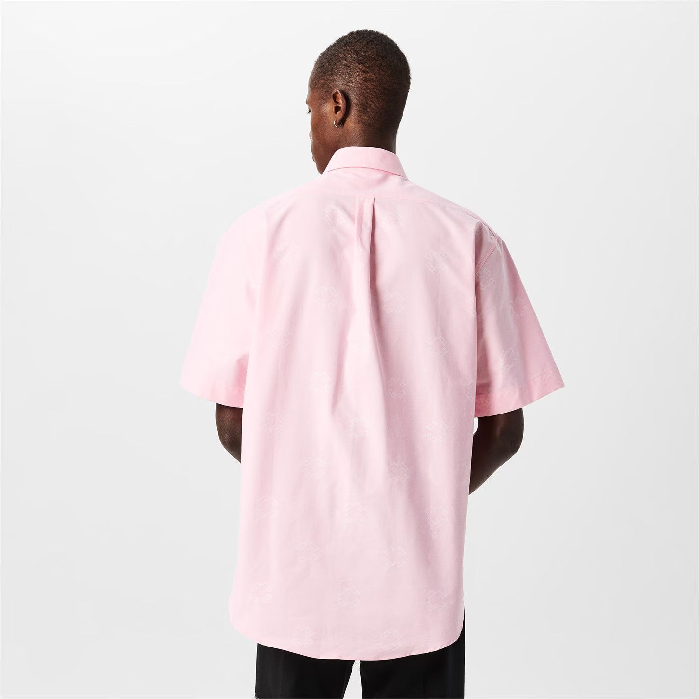 Givenchy o1g2r1mq0426 Monogram Short Sleeve Plain Shirt in Pink Size US M / EU 48-50 / 2 - 4 Thumbnail