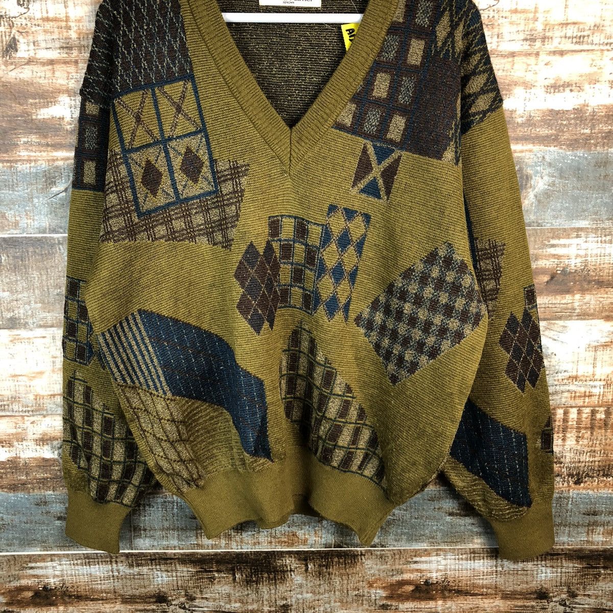 Vintage Arnold Reborn vintage Green Knitwear #A1246 Size US L / EU 52-54 / 3 - 3 Thumbnail