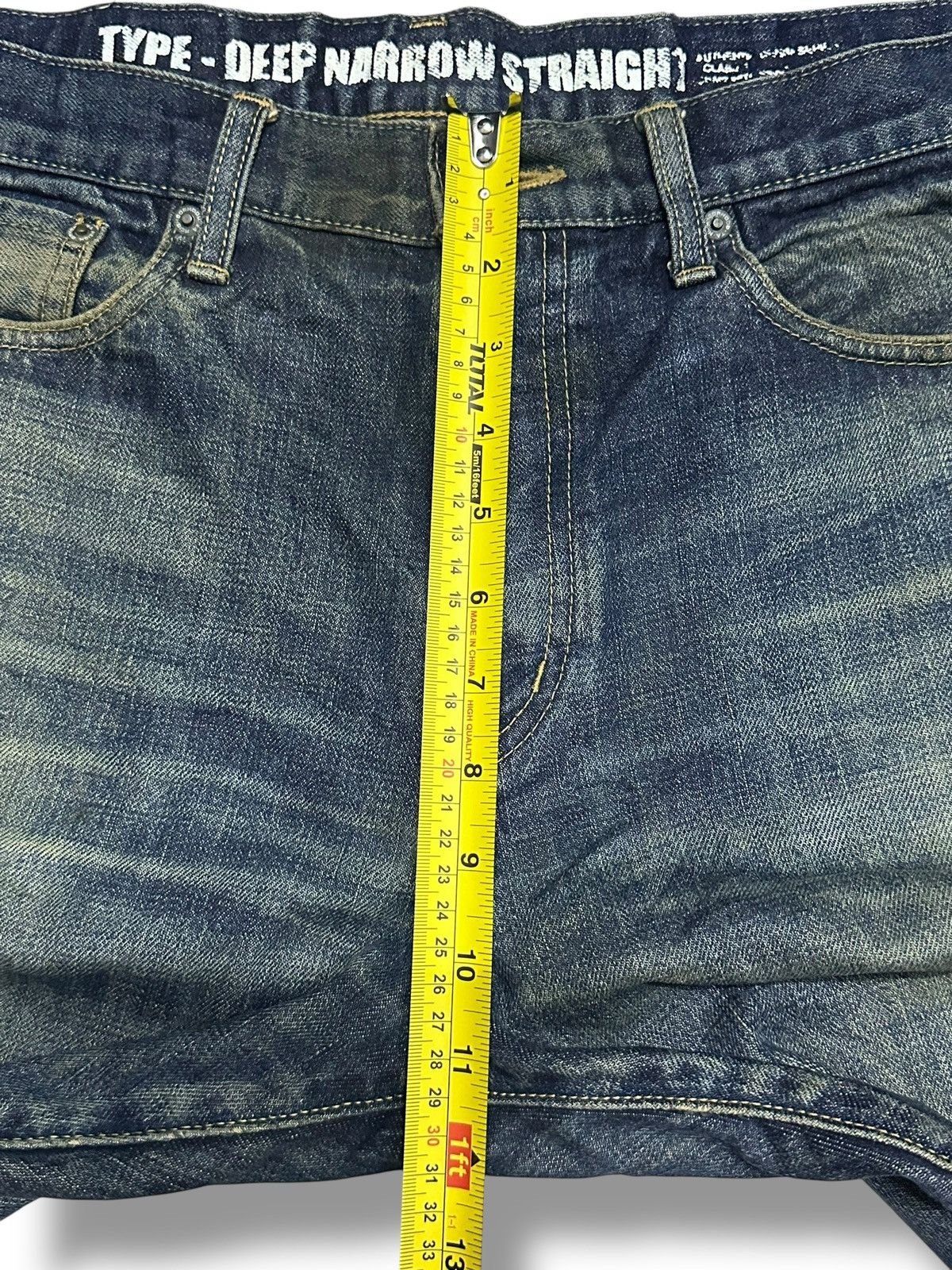 Neighborhood Neighborhood Vintage Jeans Slim Distressed With Mudwash Size US 35 - 18 Thumbnail