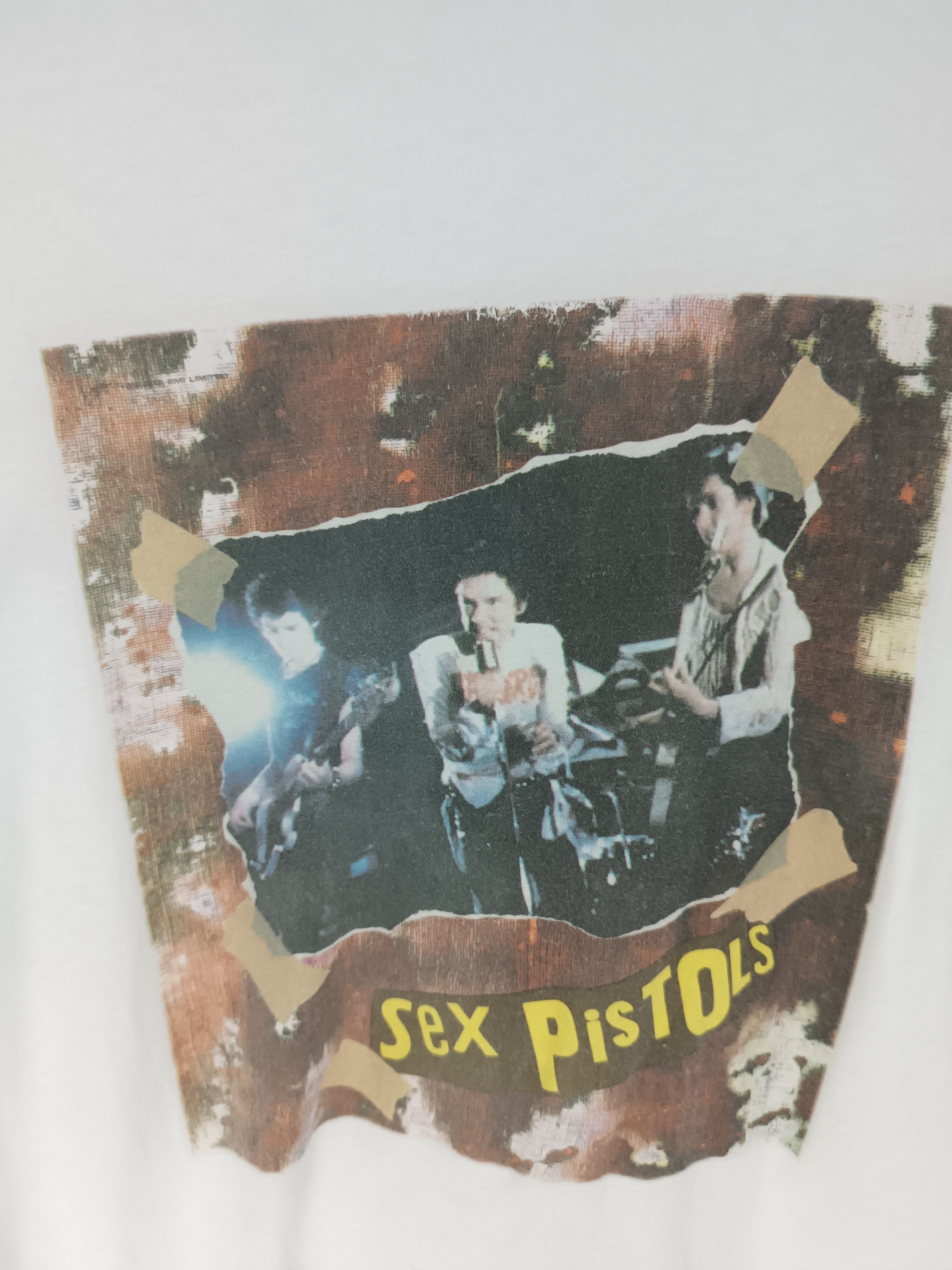 Band Tees VINTAGE 90'S SEX PISTOLS PUNK ANARCHY IN THE UK VERY RARE Ts Size US M / EU 48-50 / 2 - 9 Thumbnail