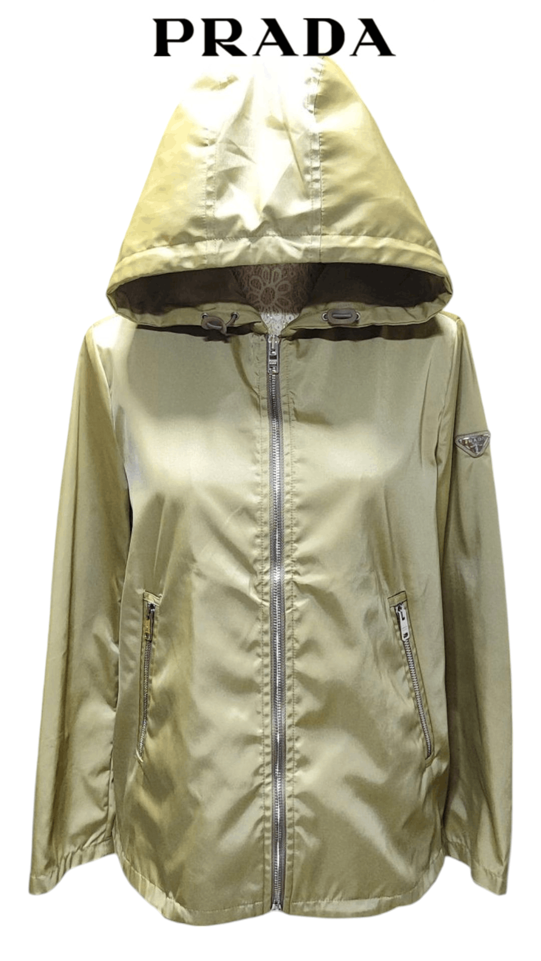 Prada PRADA Prada Zip-up Hoodie Women's Size L / US 10 / IT 46 - 1 Thumbnail