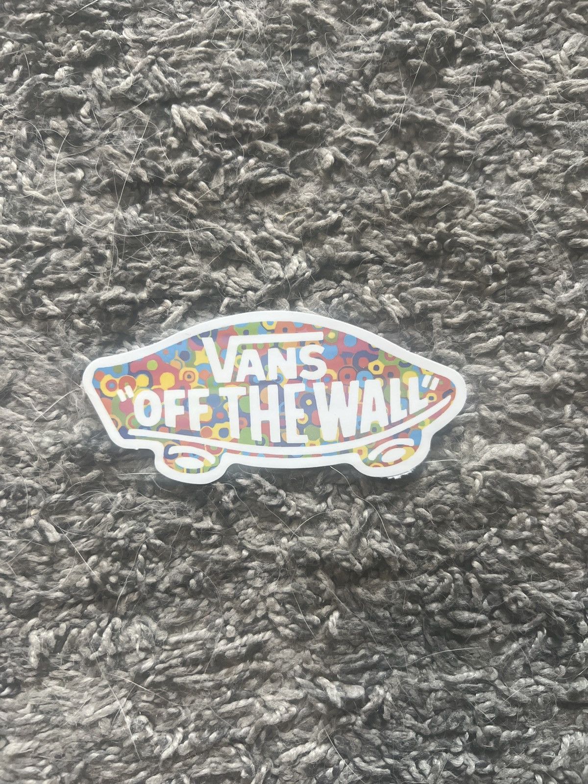 Vans Vans “Off The Wall” Kaleidoscope Skateboard Sticker Size ONE SIZE - 1 Thumbnail