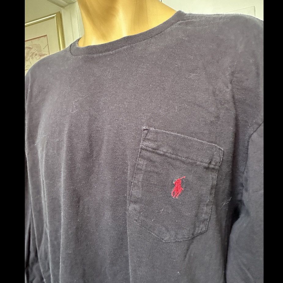 Polo Ralph Lauren VINTAGE 1990s POLO RALPH LAUREN LONG SLEEVE TSHIRT POCKET XL Size US XL / EU 56 / 4 - 3 Thumbnail