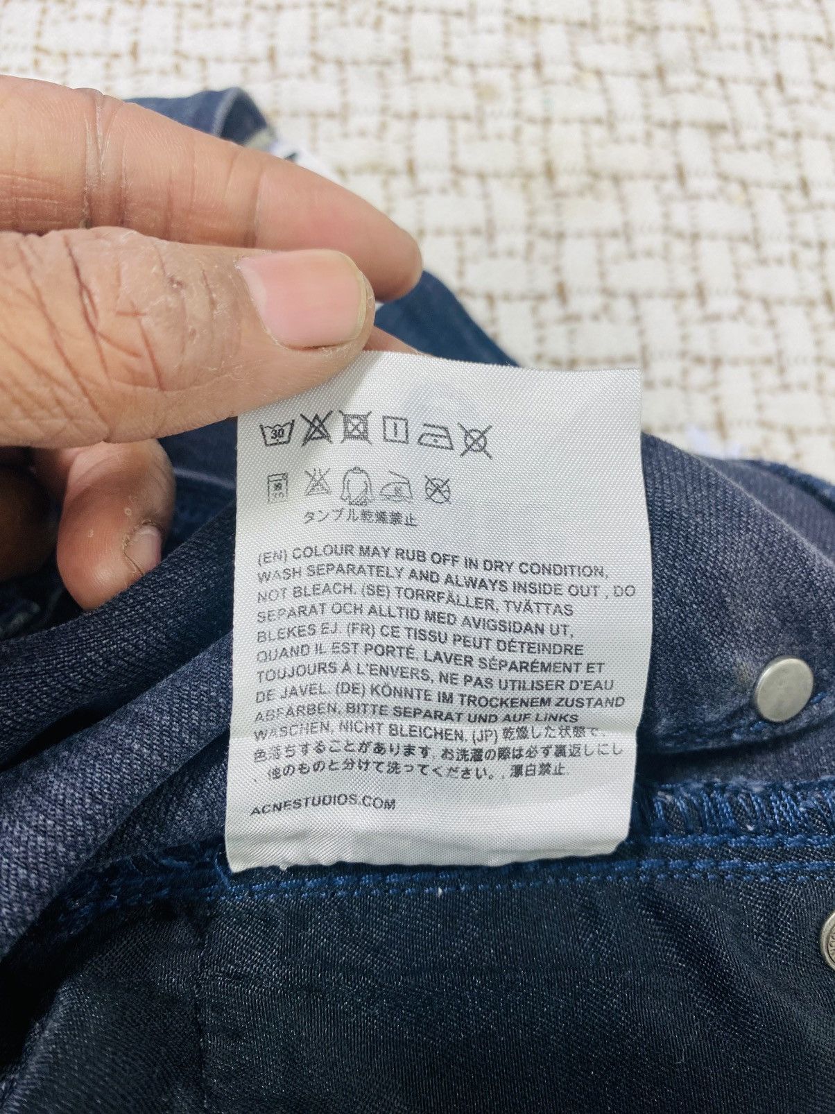 Acne Studios Acne Studios Denim Hex Lake Jeans Pants Trousers Size US 29 - 16 Thumbnail