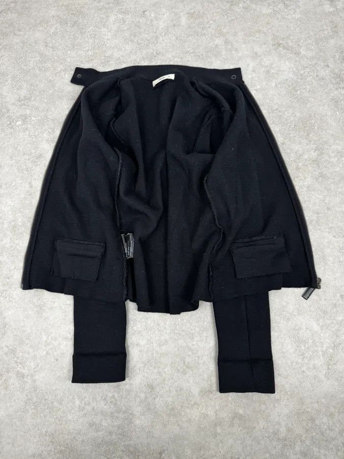 Prada AW2010 Prada Black Wool Cozy Zip-up Sweater Size US XS / EU 42 / 0 - 7 Thumbnail