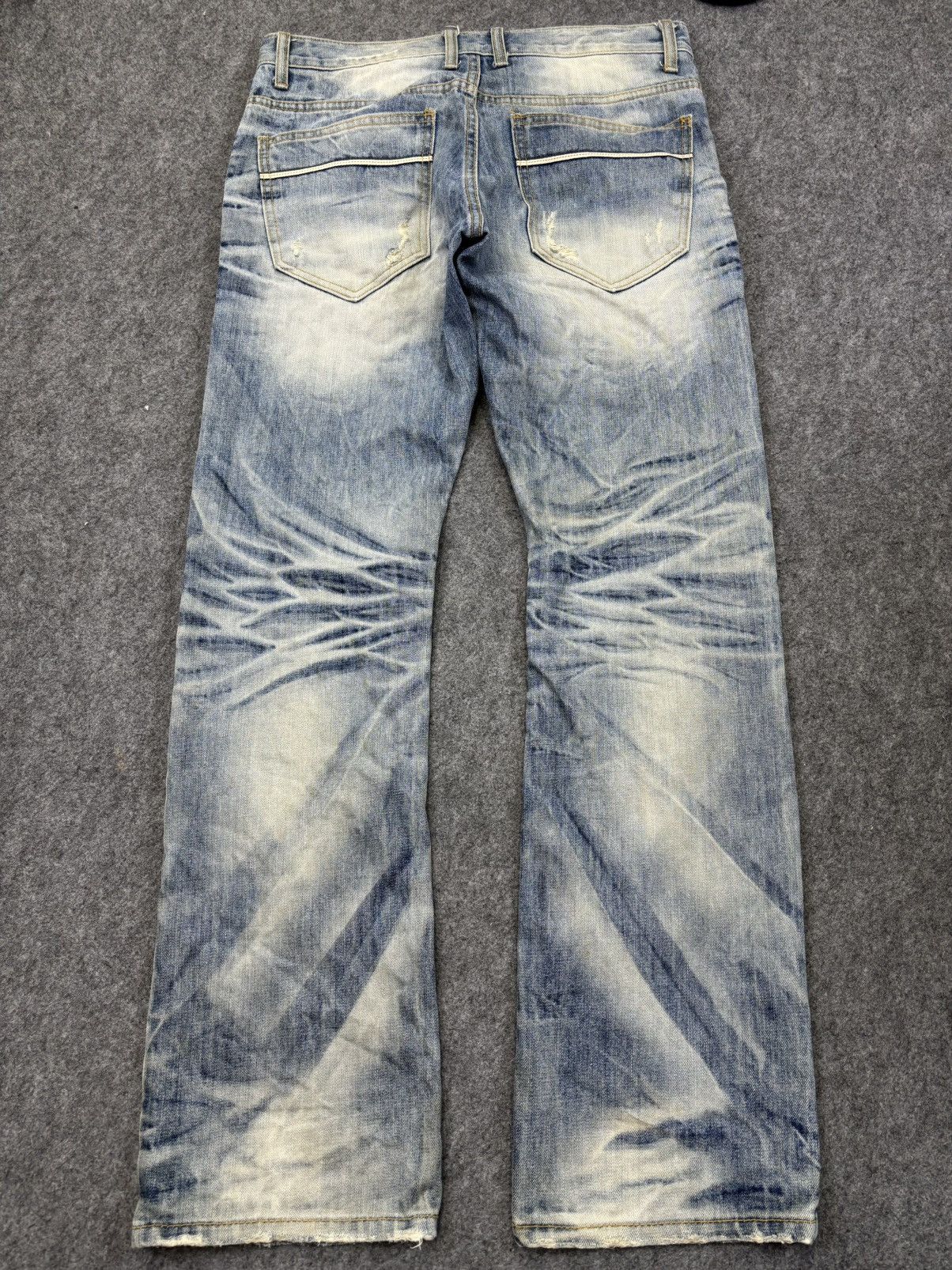 Other 💥Artisanal Fades💥improves Rare Style Distressed Denim F941 Size US 33 - 15 Thumbnail
