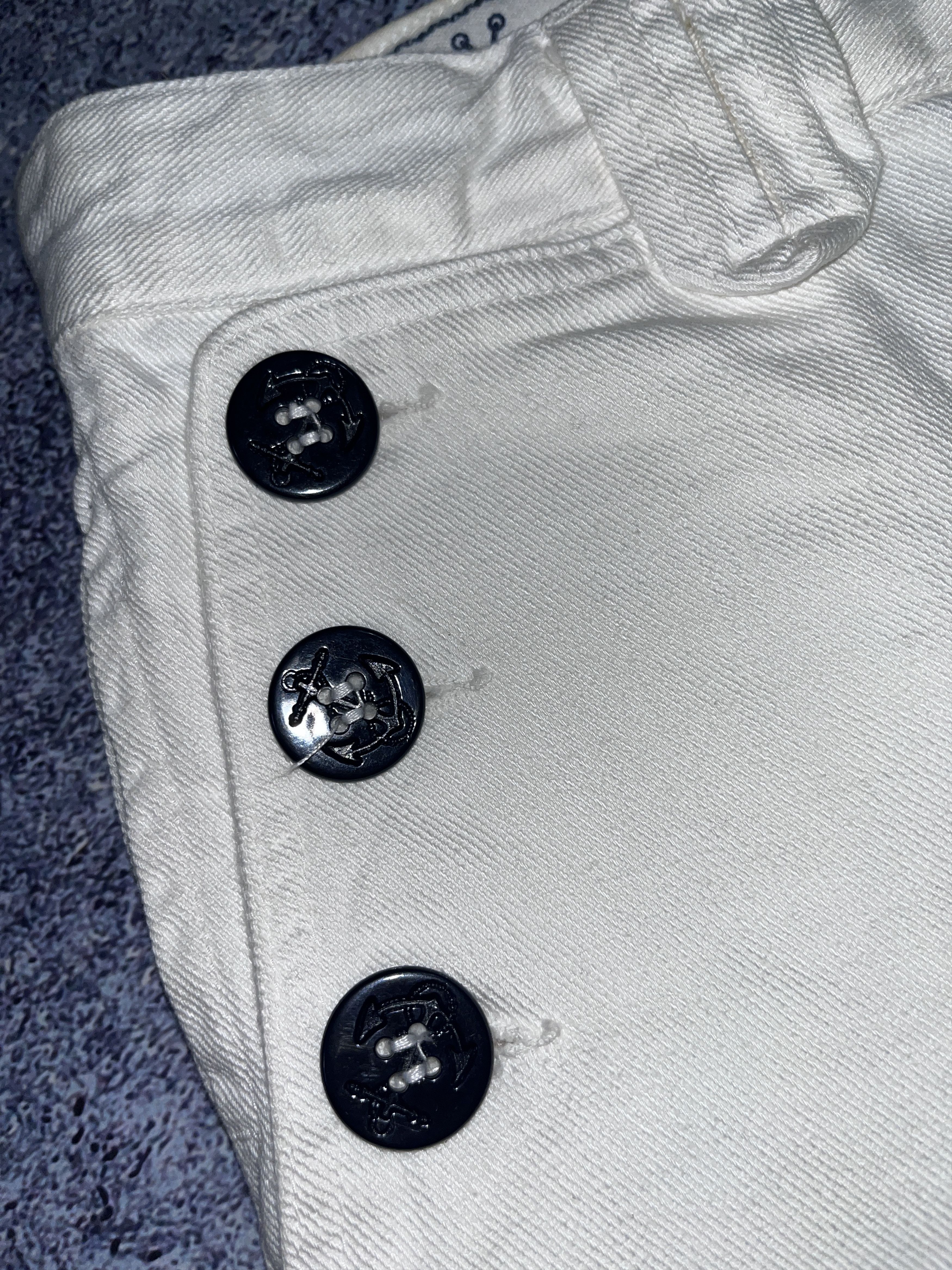Dolce & Gabbana D&G Dolce Gabbana White Denim Pants Jeans Mariners Marine Size US 29 - 7 Thumbnail