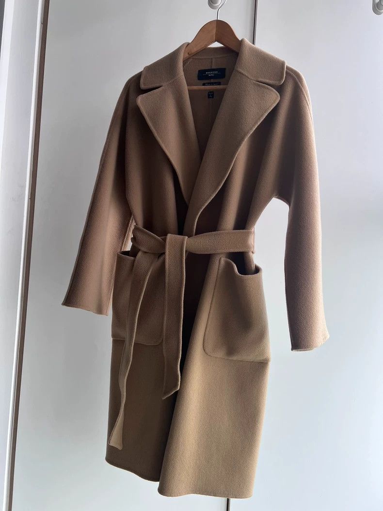 Max Mara MaxMara Weekend Wool Belted Coat -dmc Size US S / EU 44-46 / 1 - 1 Thumbnail