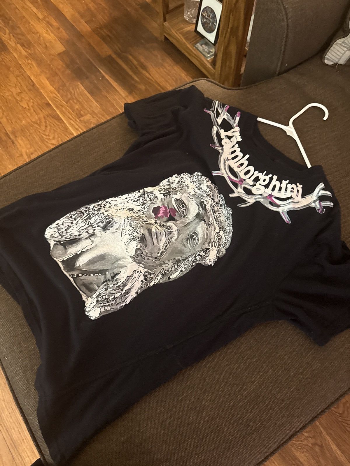 Vlone Yamborghini Vlone Tee Size Large Size US L / EU 52-54 / 3 - 3 Thumbnail