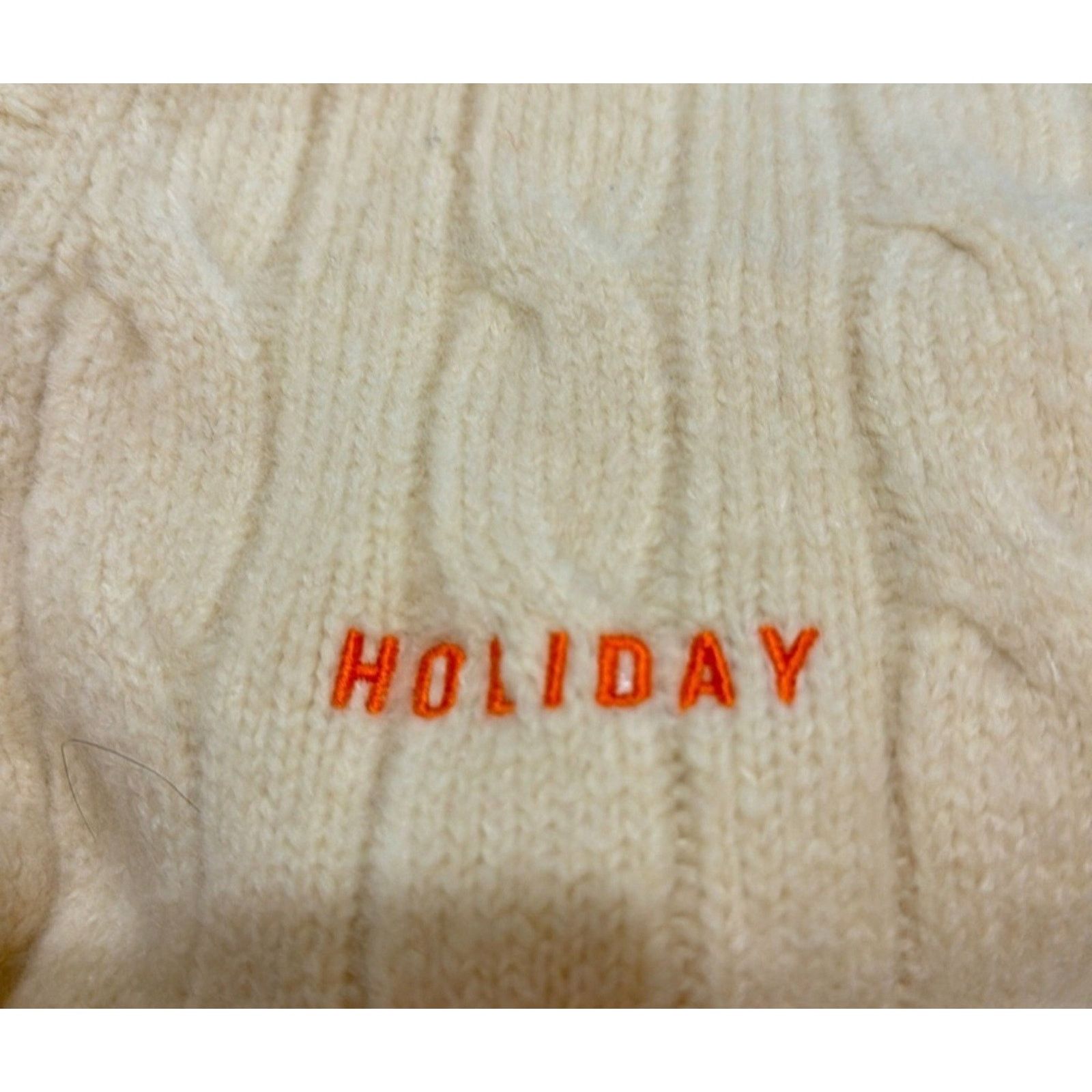 J.Crew J.Crew Limited Edition Cable-knit Stretch Holiday Cardigan Size S / US 4 / IT 40 - 5 Thumbnail