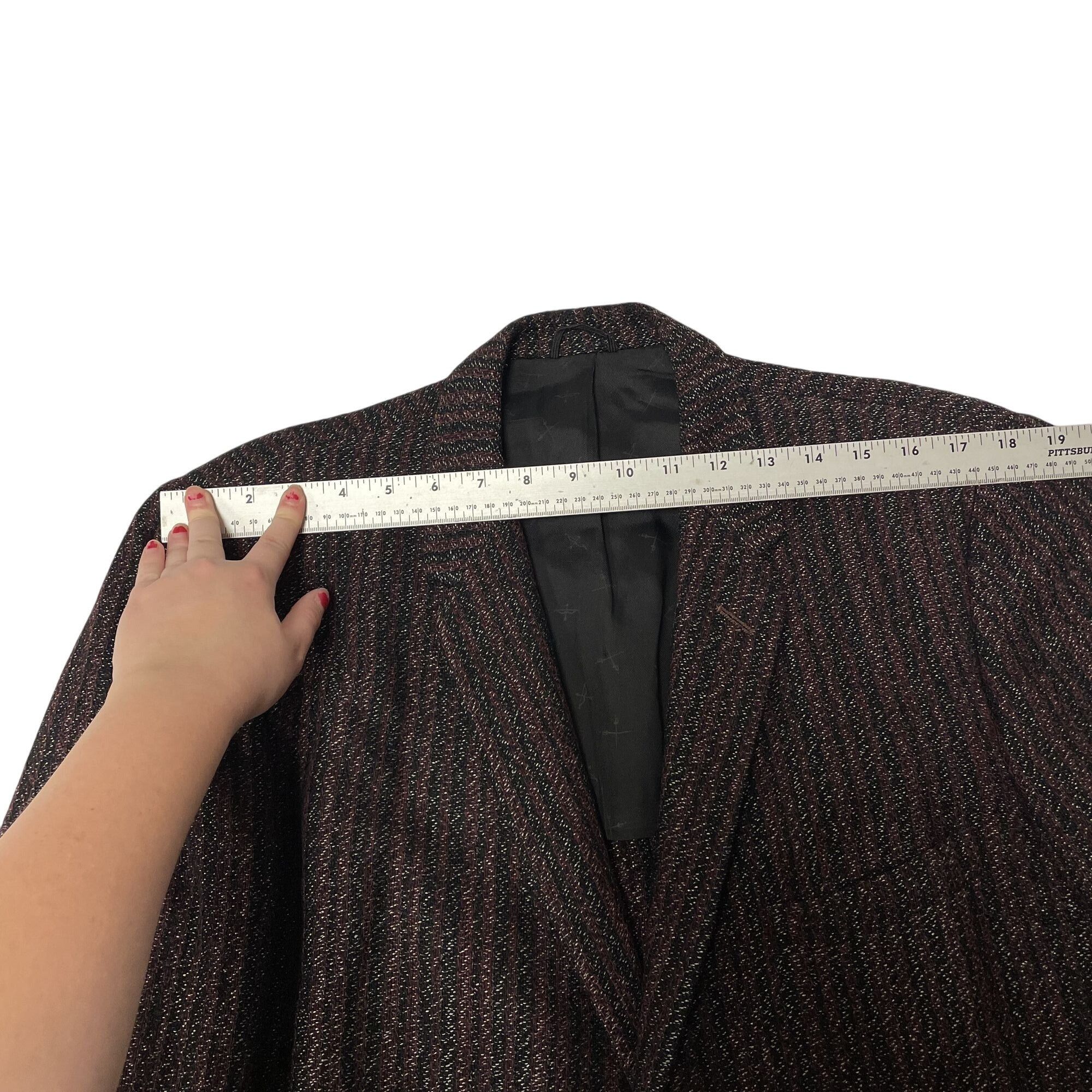 Other Vtg Knobler's STRIPE Hollywood Atomic Fleck VLV Sport Coat Size 40R - 11 Thumbnail