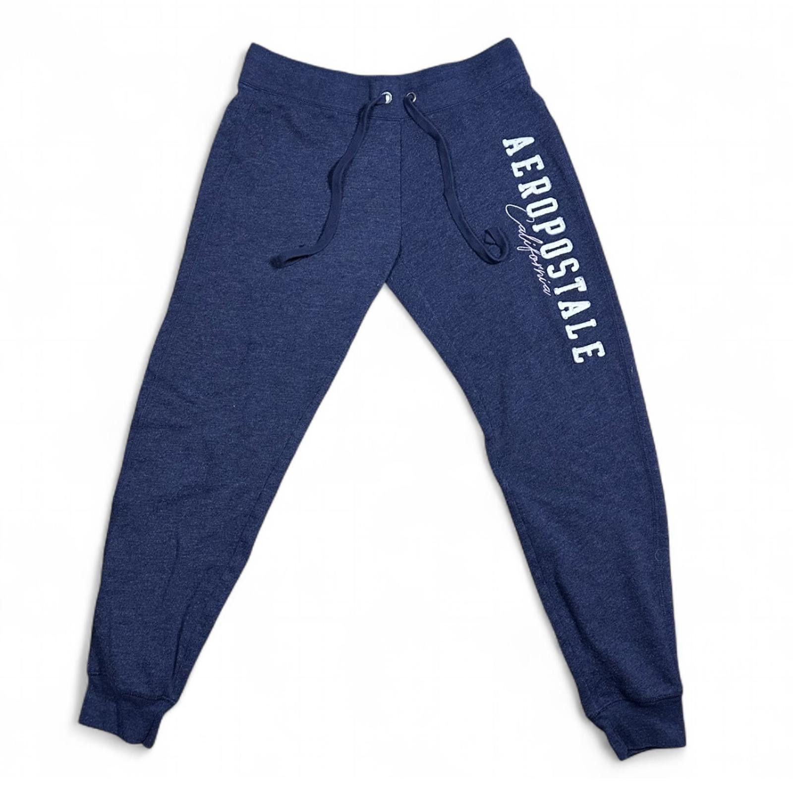 Aeropostale Aeropostale Women’s Sweatpants Navy Blue M Y2K Size 32" / US 10 / IT 46 - 1 Thumbnail