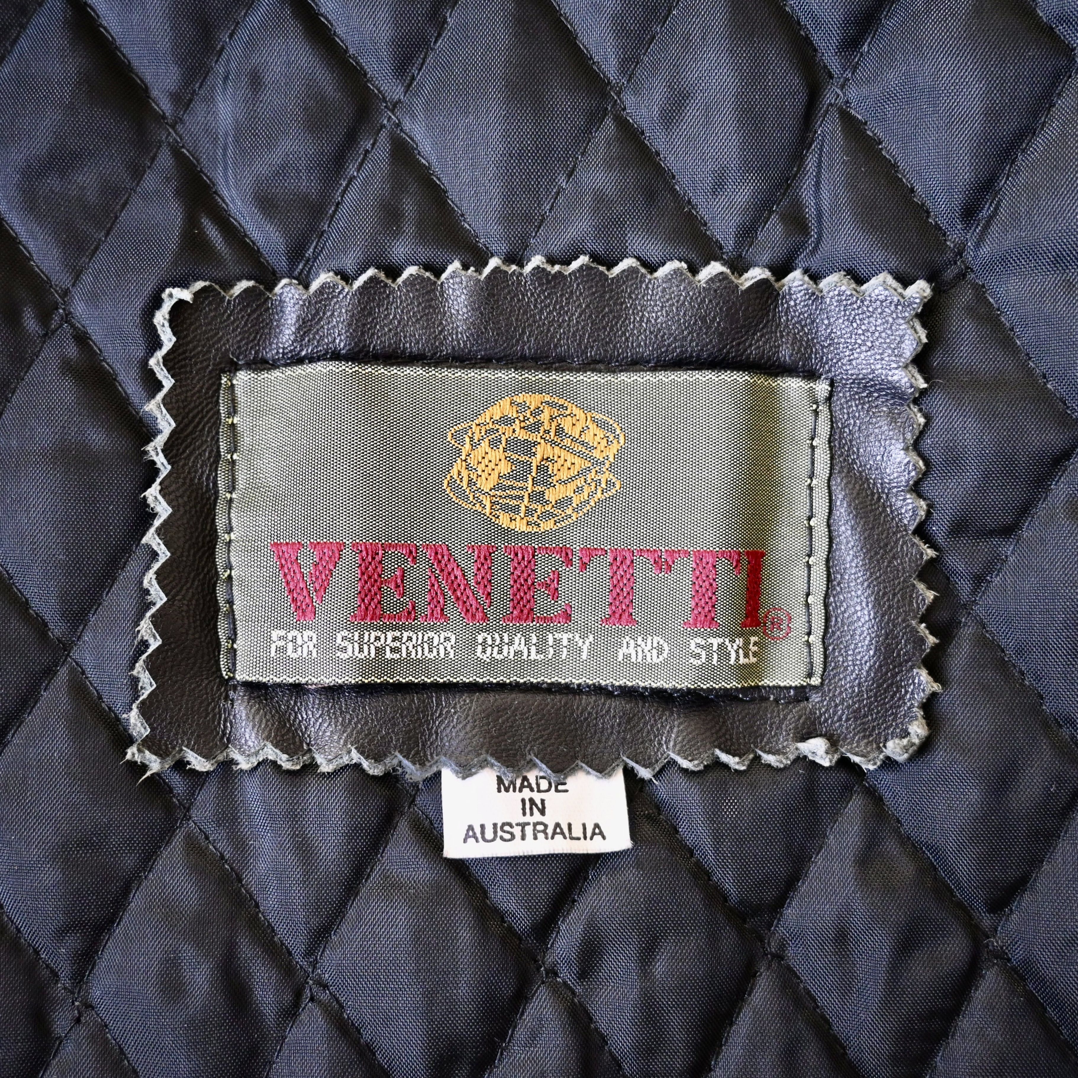 Vintage VTG 1990s VENETTI lamb leather parka, made in Australia Size US L / EU 52-54 / 3 - 11 Thumbnail