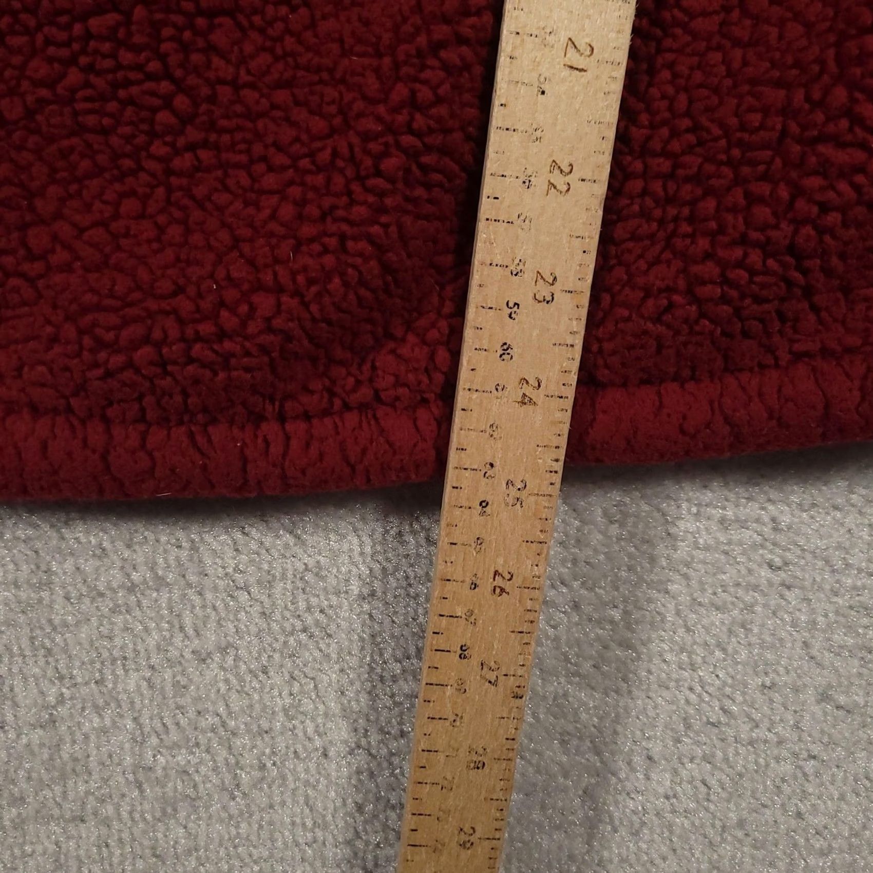 Pinko VINTAGE PINK Victoria's Secret Pullover Jacket Womens M Red Sherpa Fleece Half Zip Warm N/A Size M / US 6-8 / IT 42-44 - 7 Thumbnail