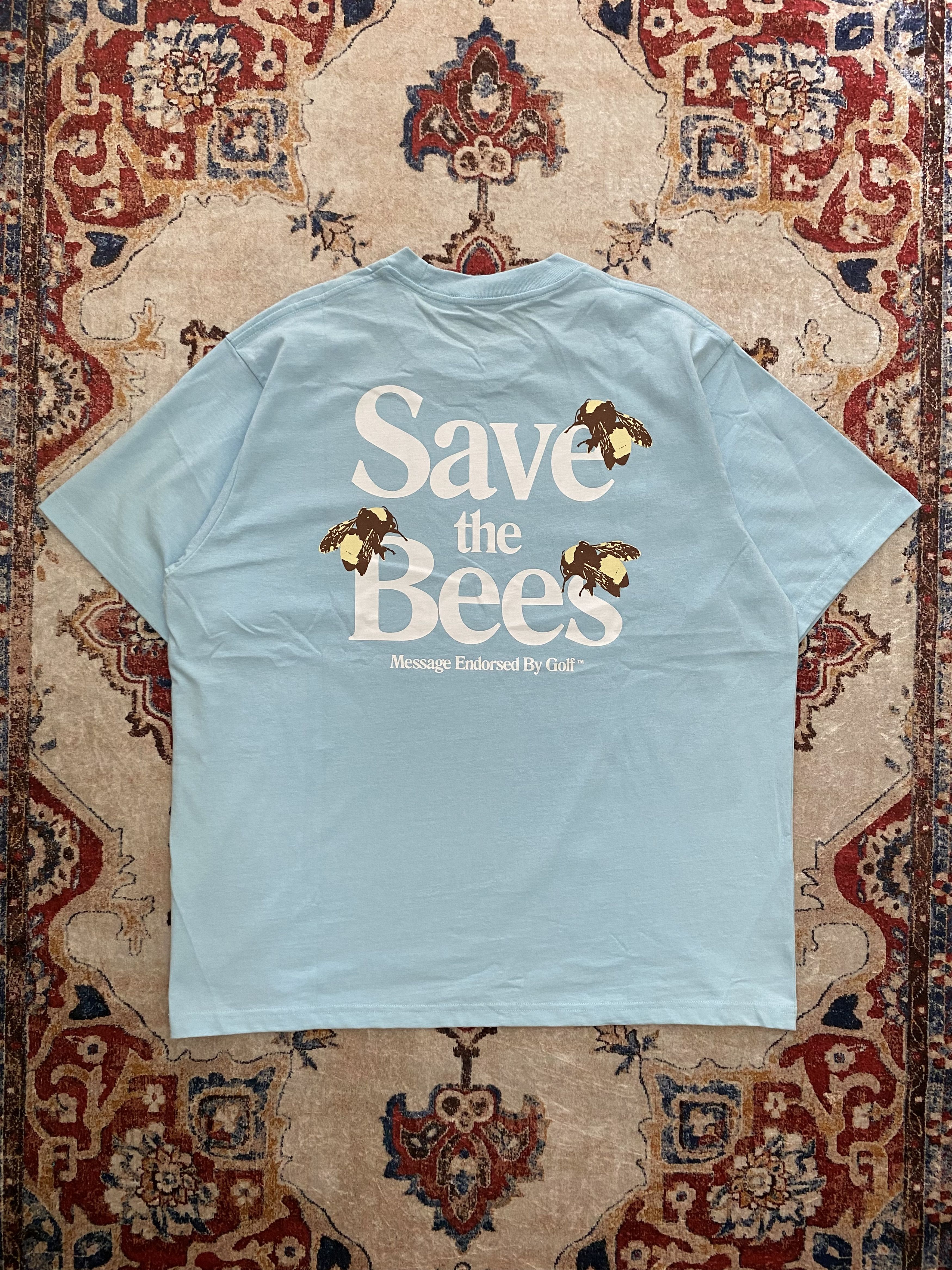 Golf Wang Golf Wang Save the Bees Tee - Baby Blue Size US L / EU 52-54 / 3 - 1 Thumbnail