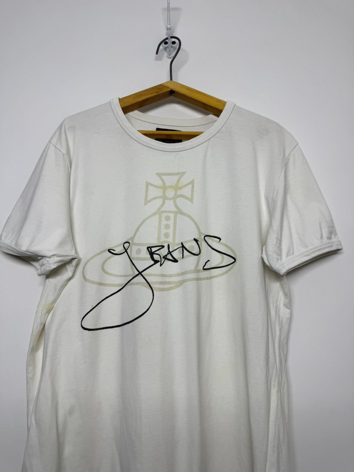 Vivienne Westwood Vintage Y2k Vivienne Westwood Anglomania🤍 Print T-Shirt 00’s Size L / US 10 / IT 46 - 1 Thumbnail