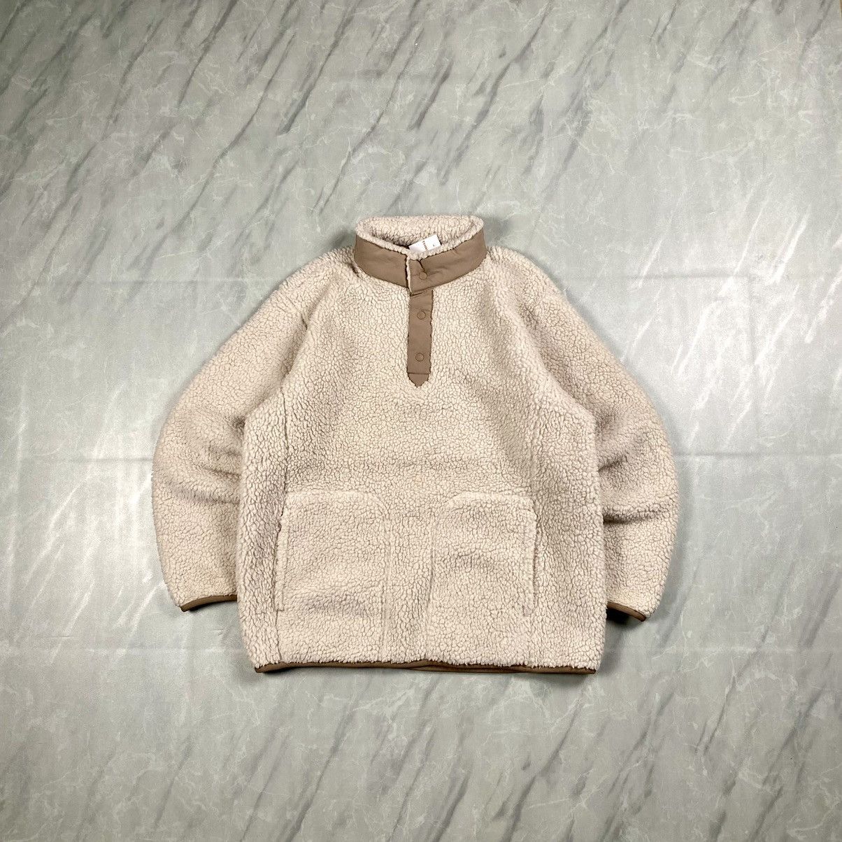 Uniqlo × White Mountaineering Deep Pile Sherpa Fleece Jacket Size US L / EU 52-54 / 3 - 1 Thumbnail