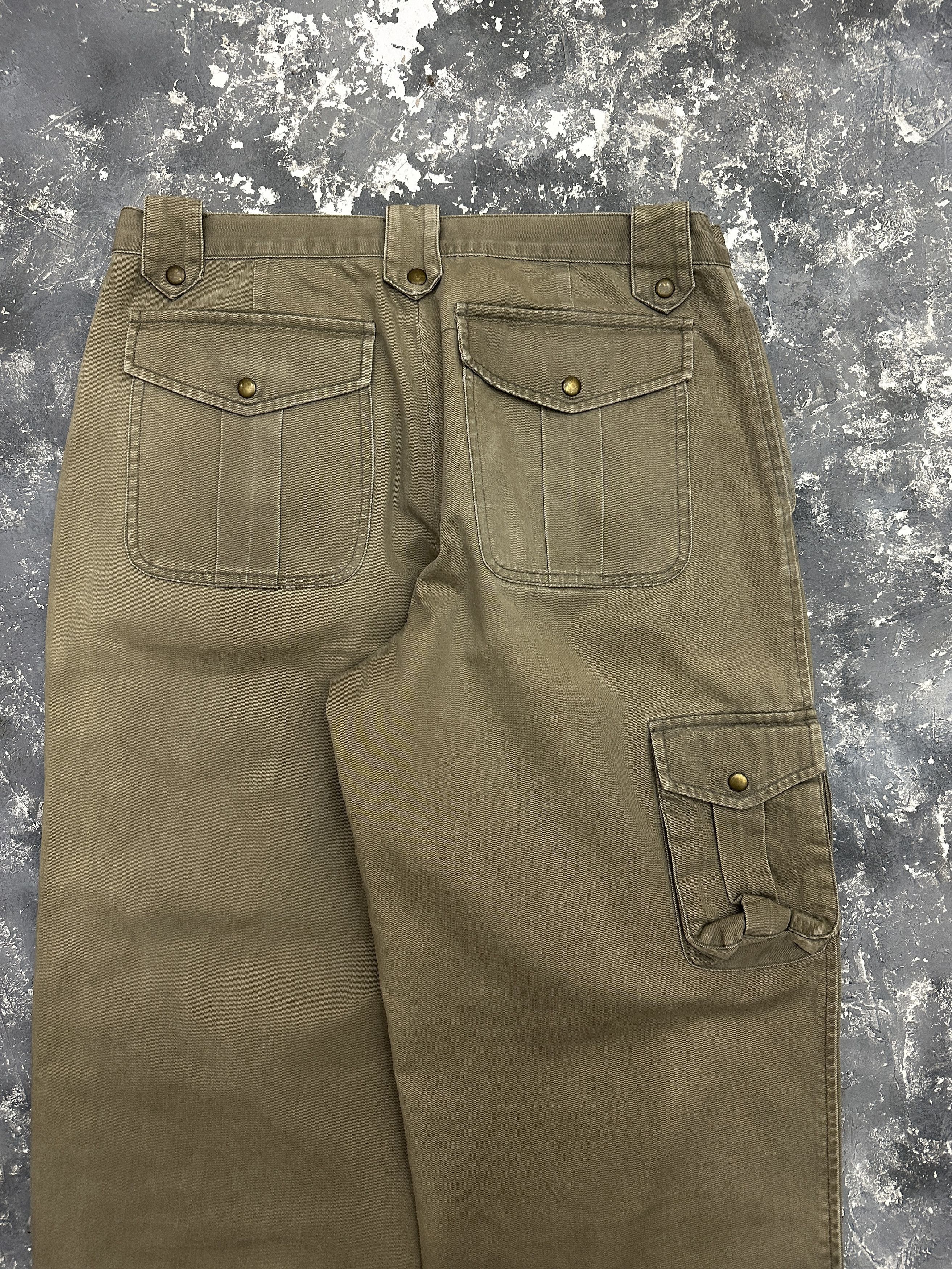 Japanese Brand × Vintage vintage y2k 90s military multi pocket baggy cargo pants Size US 30 / EU 46 - 6 Thumbnail