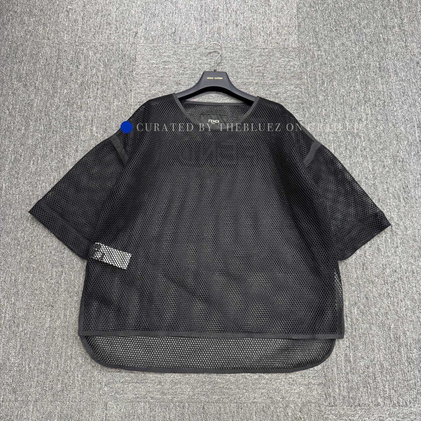 Fendi Cutout Black T-Shirt in Size M Size US M / EU 48-50 / 2 - 1 Thumbnail