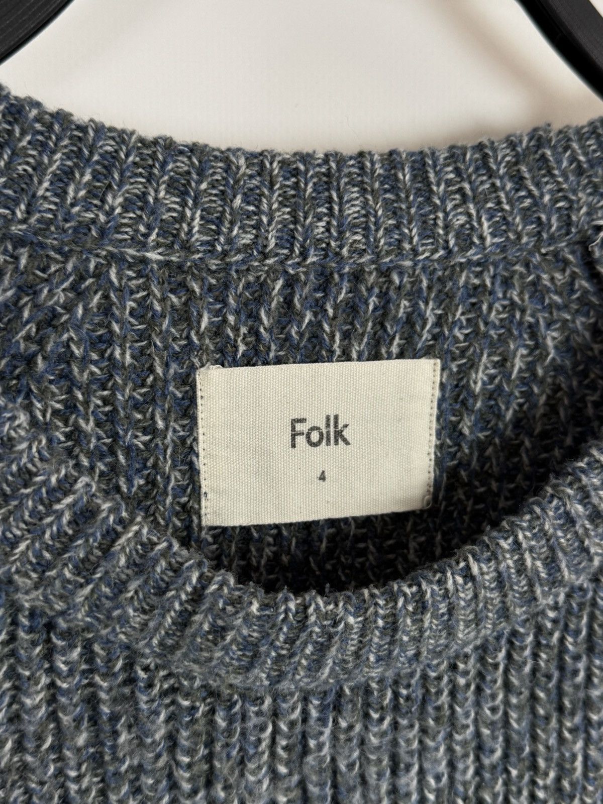 Folk Folk Mixed Knit Sweater Size US L / EU 52-54 / 3 - 7 Thumbnail