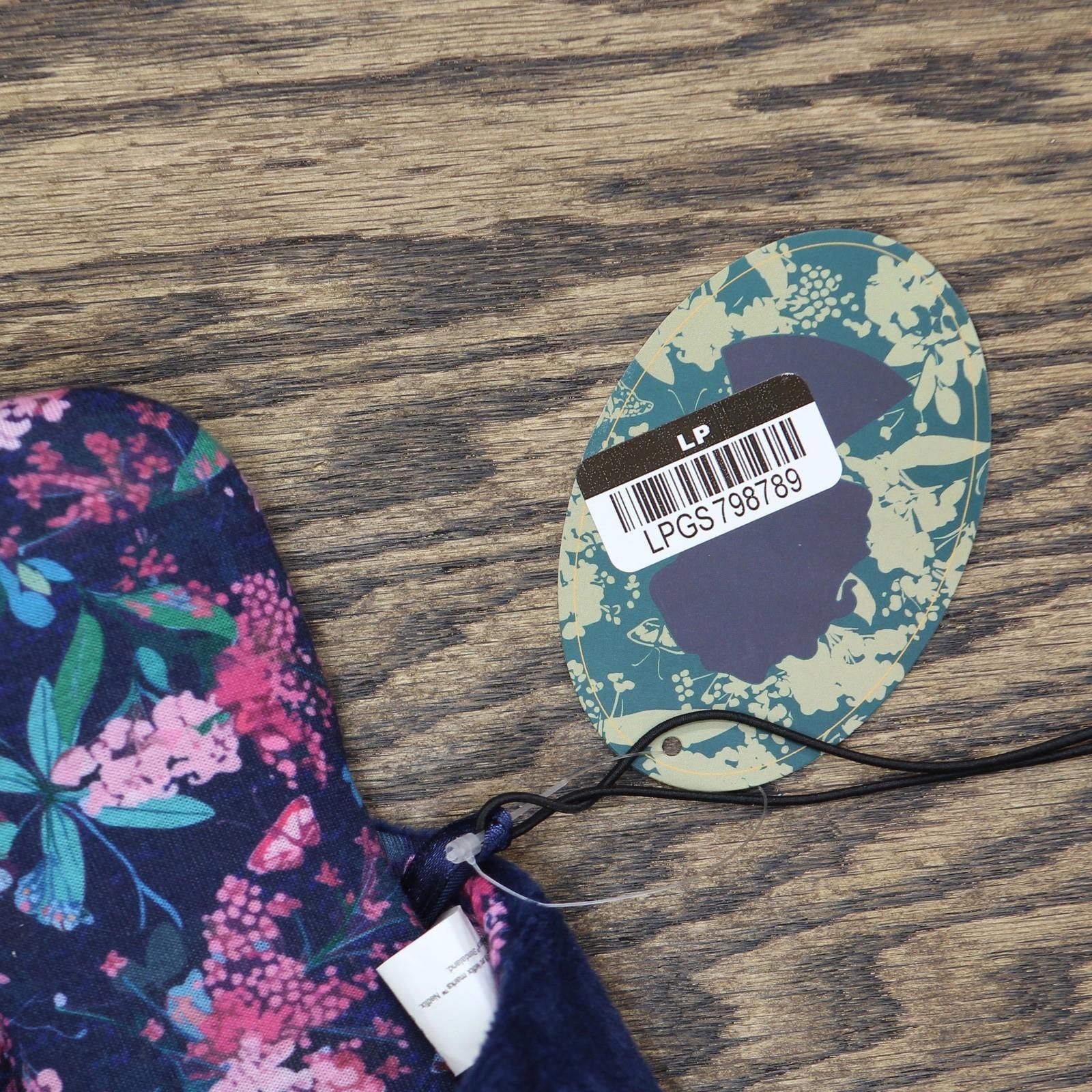 Other Nwt Bridgerton Enchanting Floral Bee Slippers Navy Blue 6m Size US 6 / IT 36 - 6 Thumbnail