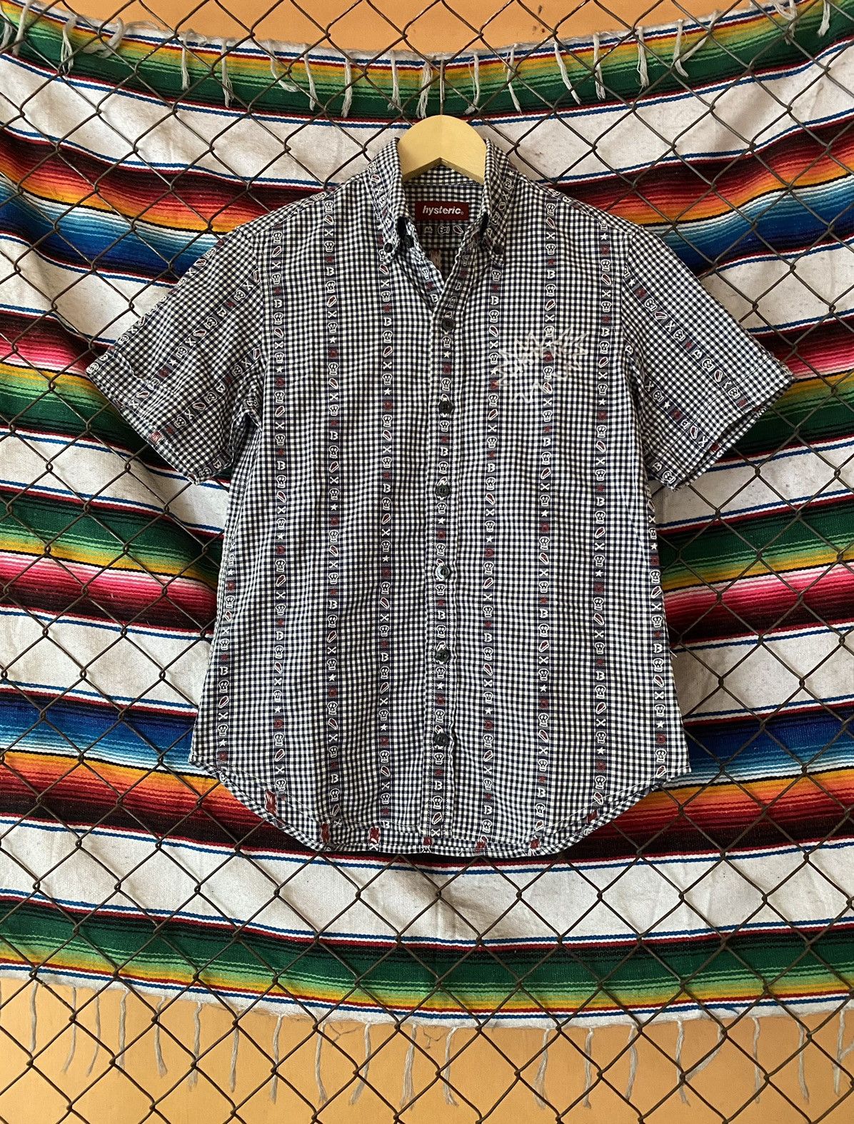 Hysteric Glamour Y2k Hysteric Glamour skull plaid shirt Size US S / EU 44-46 / 1 - 1 Thumbnail