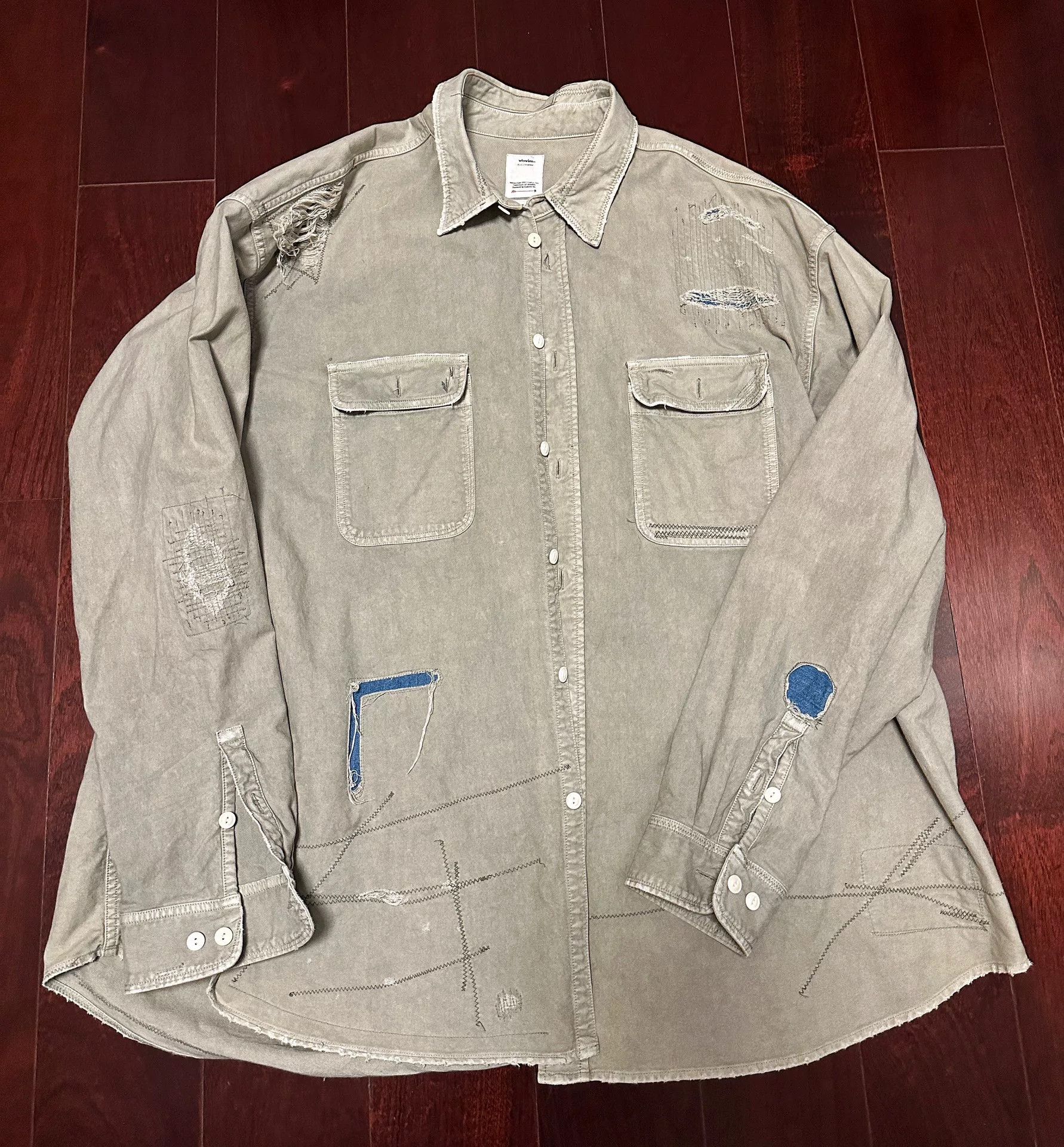 Visvim visvim grand river long sleeve shirt Size US M / EU 48-50 / 2 - 1 Thumbnail