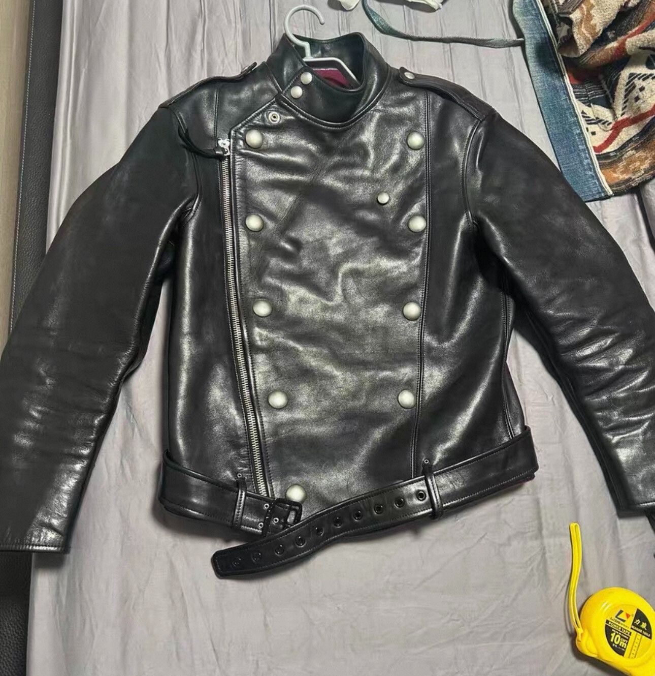 GU Premium Black Leather Jacket for Sale Size US S / EU 44-46 / 1 - 1 Thumbnail