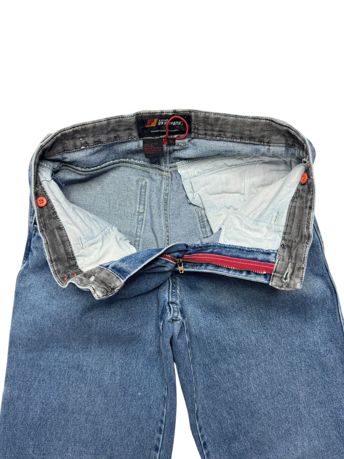 Lee Vintage Y2K Lee Pipes Baggy Jeans Size US 30 / EU 46 - 7 Thumbnail