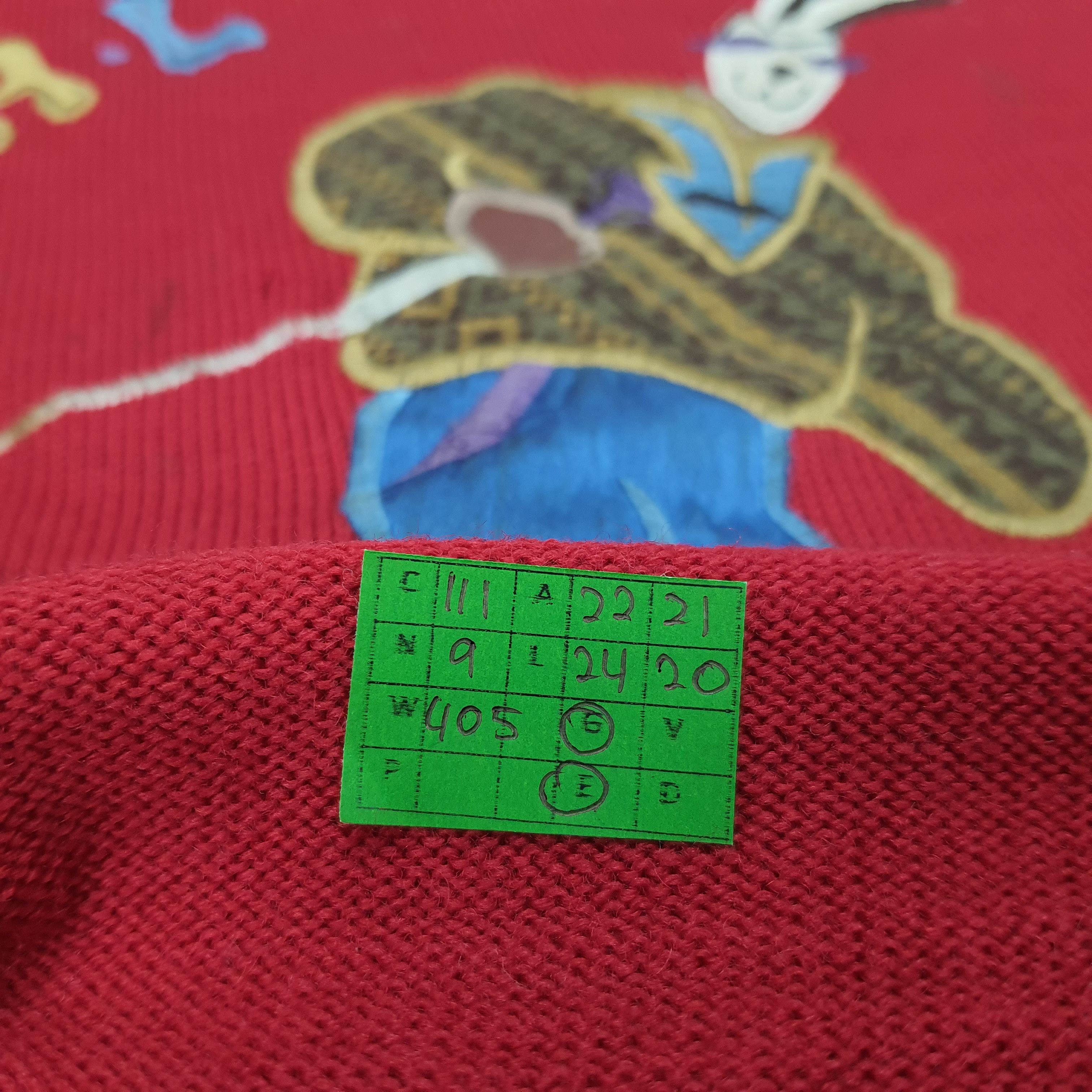 Vintage Vintage Henri Luccapuis Happy Ski Knitted Sweatshirt Size US M / EU 48-50 / 2 - 8 Thumbnail