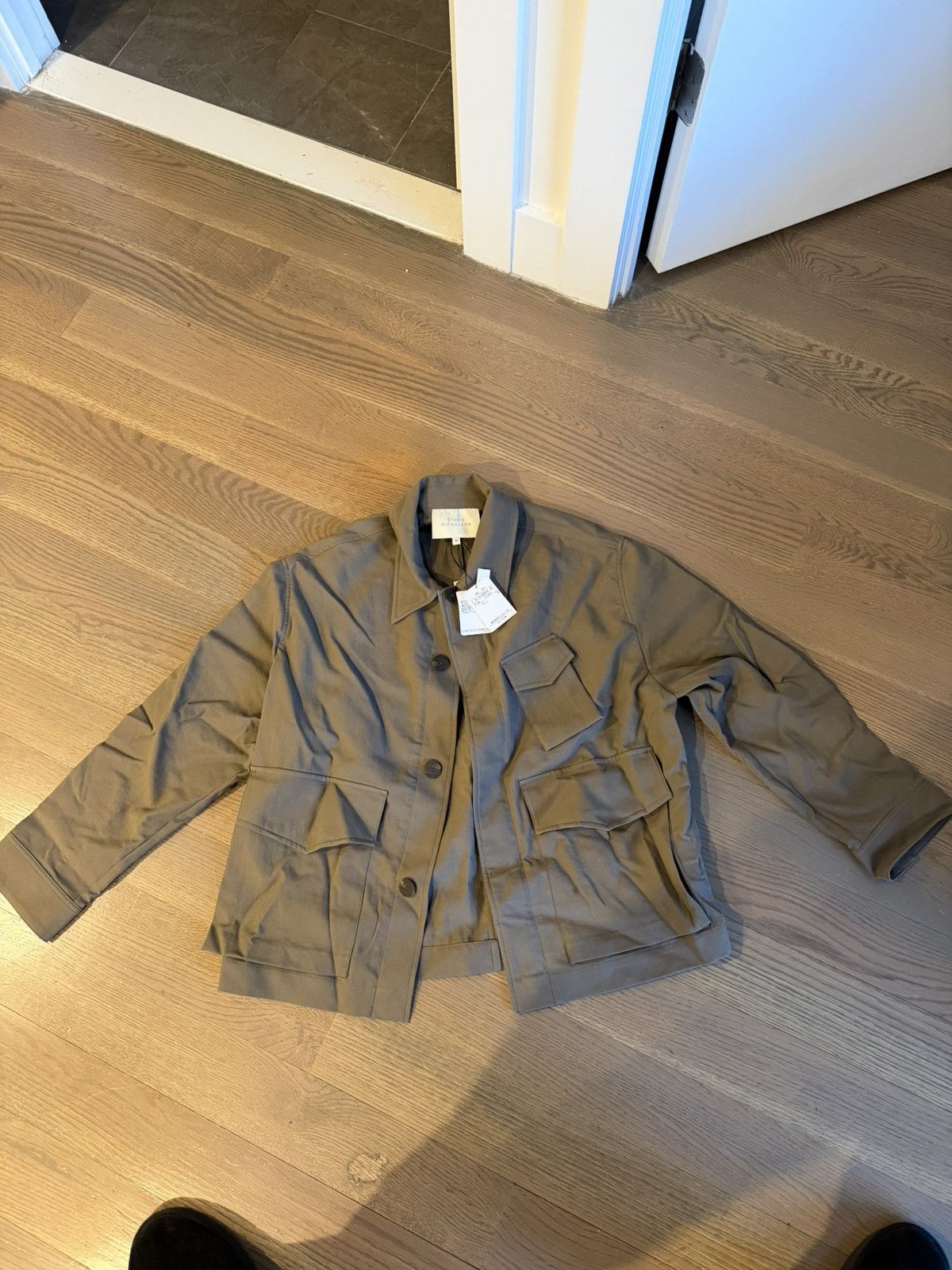 Studio Nicholson Studio Nicholson Stone Color Jacket Size US L / EU 52-54 / 3 - 1 Thumbnail