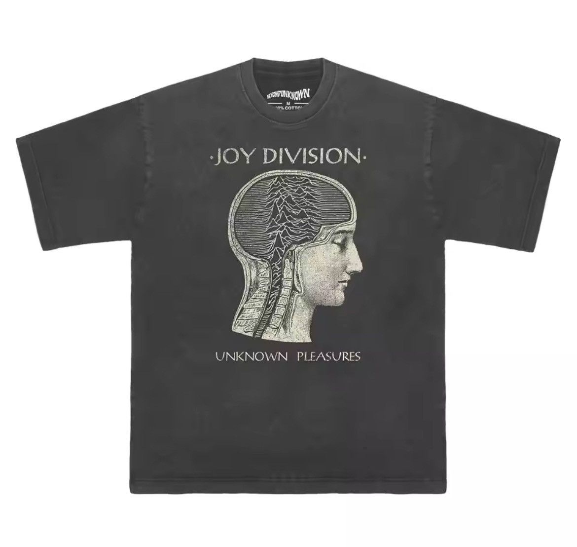 Japanese Brand × Vintage "JOY DIVISION" Unknown Pleasures Graphic Printed Cott Tshirt Size US XL / EU 56 / 4 - 7 Thumbnail