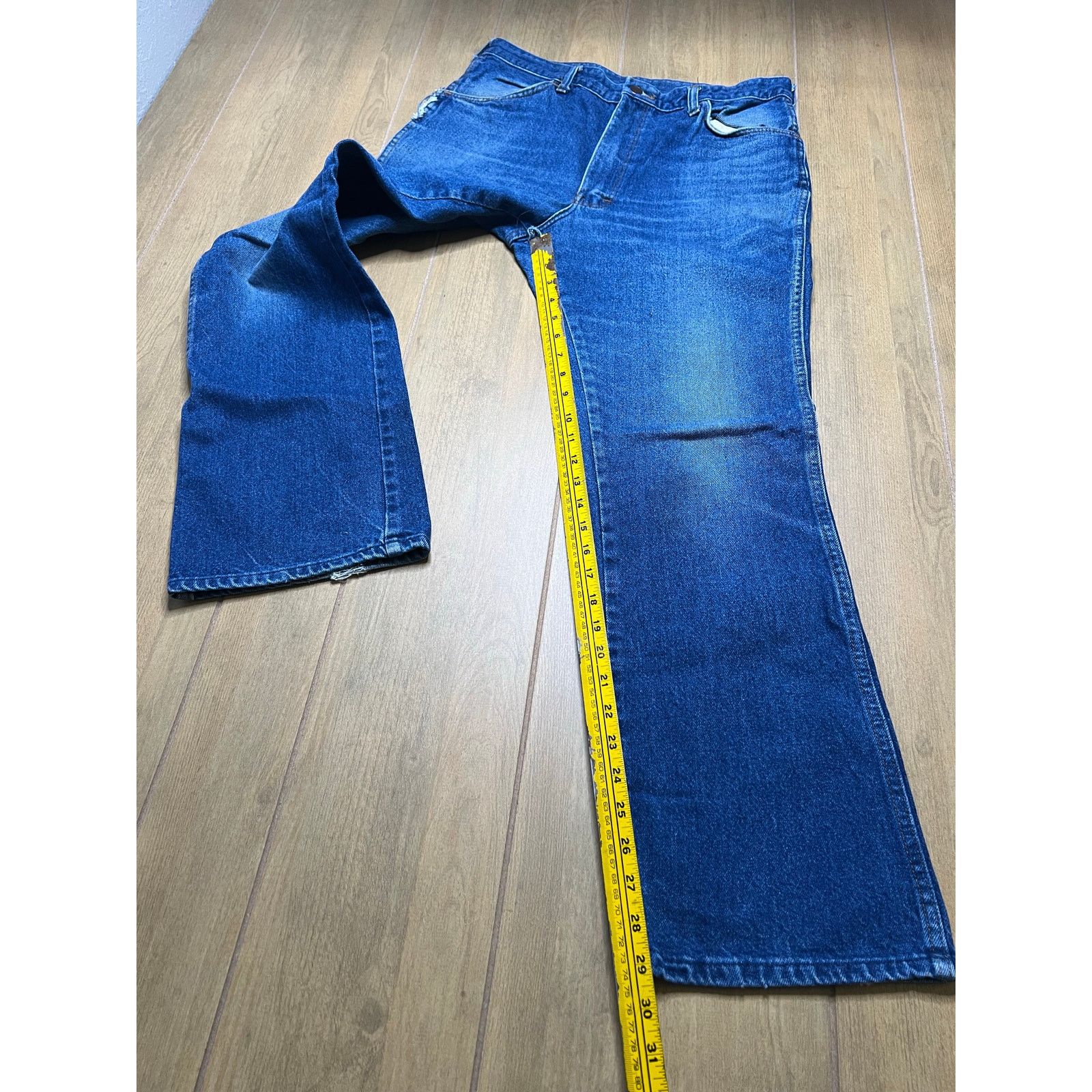 Vintage Vintage 70s 80s Blue Denim Jeans Talon Zipper USA 36x32 Size US 36 / EU 52 - 6 Thumbnail