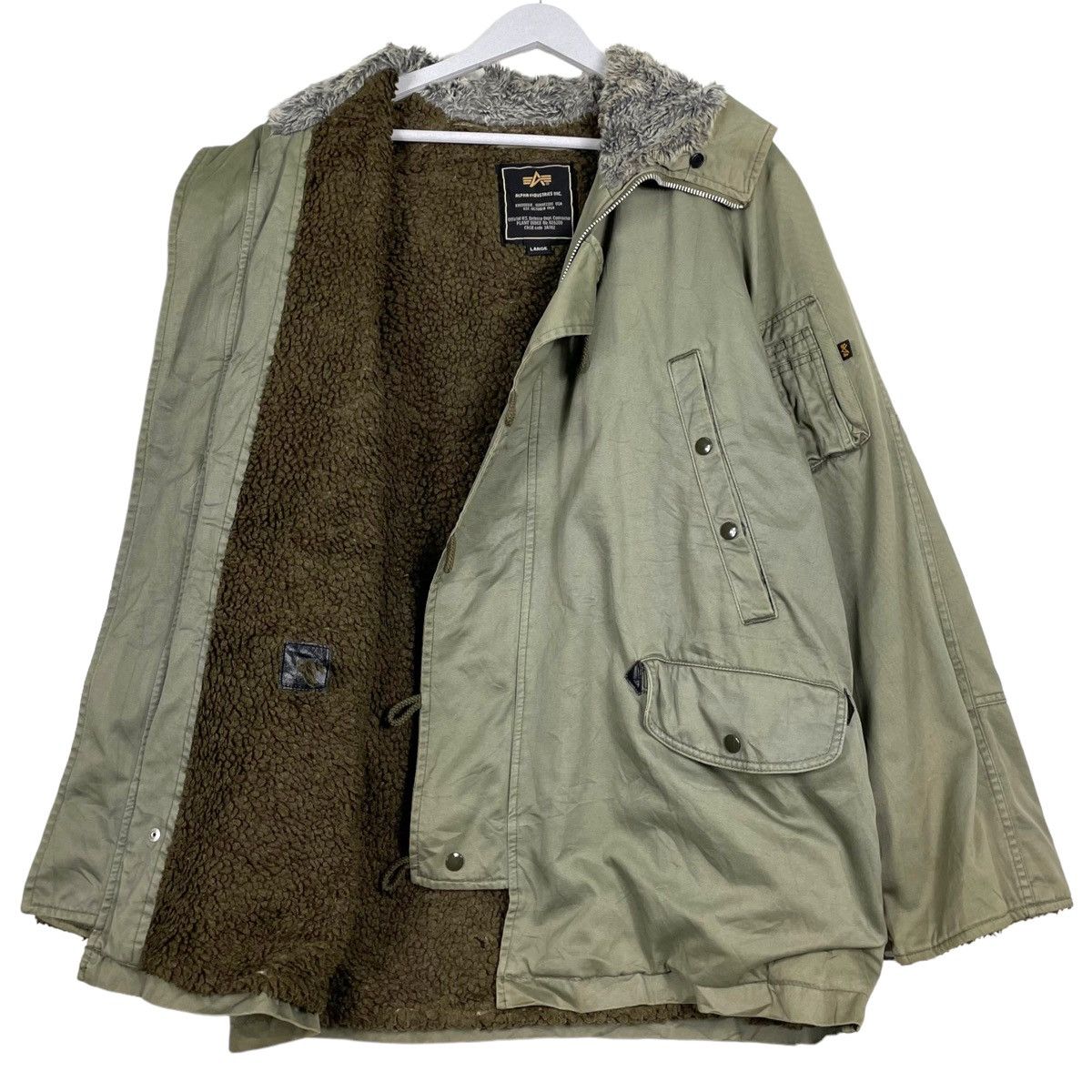 Alpha Industries × Vintage 💥ALPHA INDUSTRIES FIELD SURVIVAL WARM JACKET Size US L / EU 52-54 / 3 - 9 Thumbnail