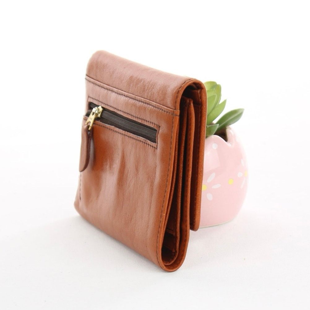 BRAHMIN Brahmin Brown Leather Wallet Bifold Flap Snap Organizer Size ONE SIZE - 5 Thumbnail