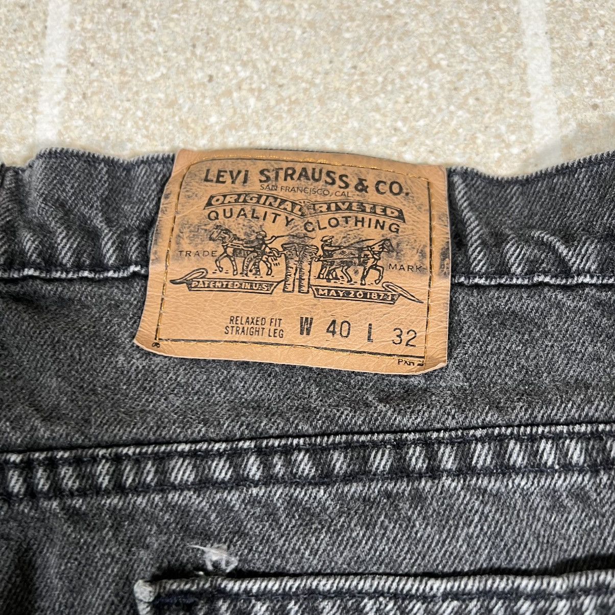Levi's Vintage Levis Jeans 34x29 Black White Tab Made In USA Faded Size US 34 / EU 50 - 4 Thumbnail
