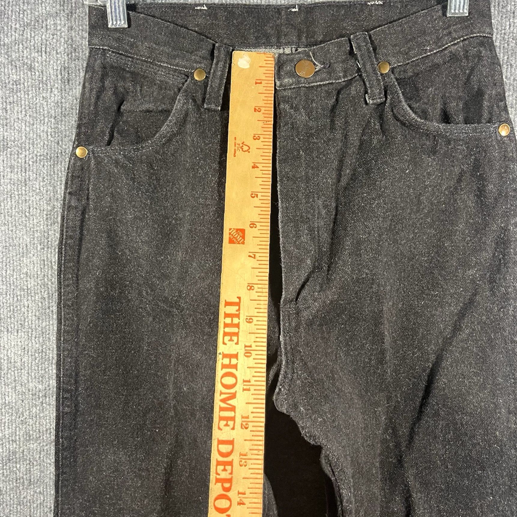 Wrangler VINTAGE Wrangler Jeans Women 27x31 Black Denim USA Made 90s Western 14MWZ Size 27" / US 4 / IT 40 - 6 Thumbnail