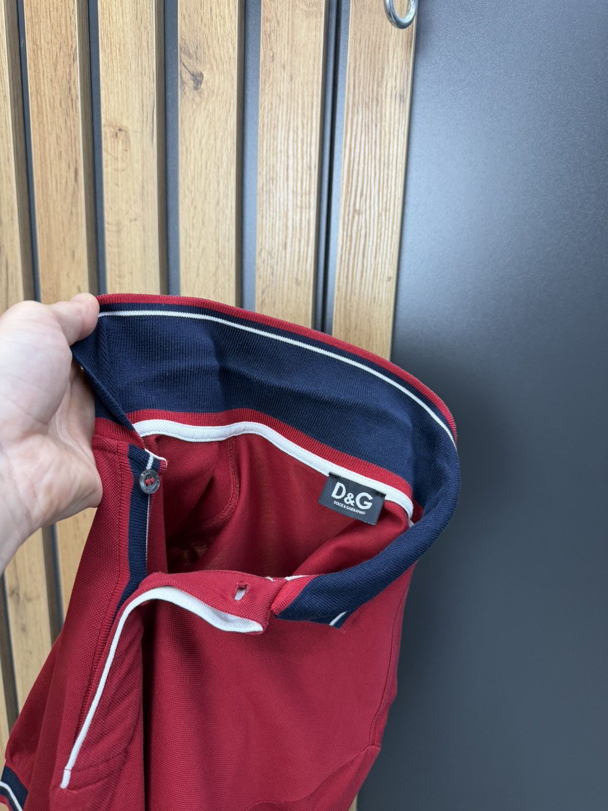 Dolce & Gabbana Dolce & Gabbana D&G Red Polo Shirt Size M Size US M / EU 48-50 / 2 - 14 Thumbnail