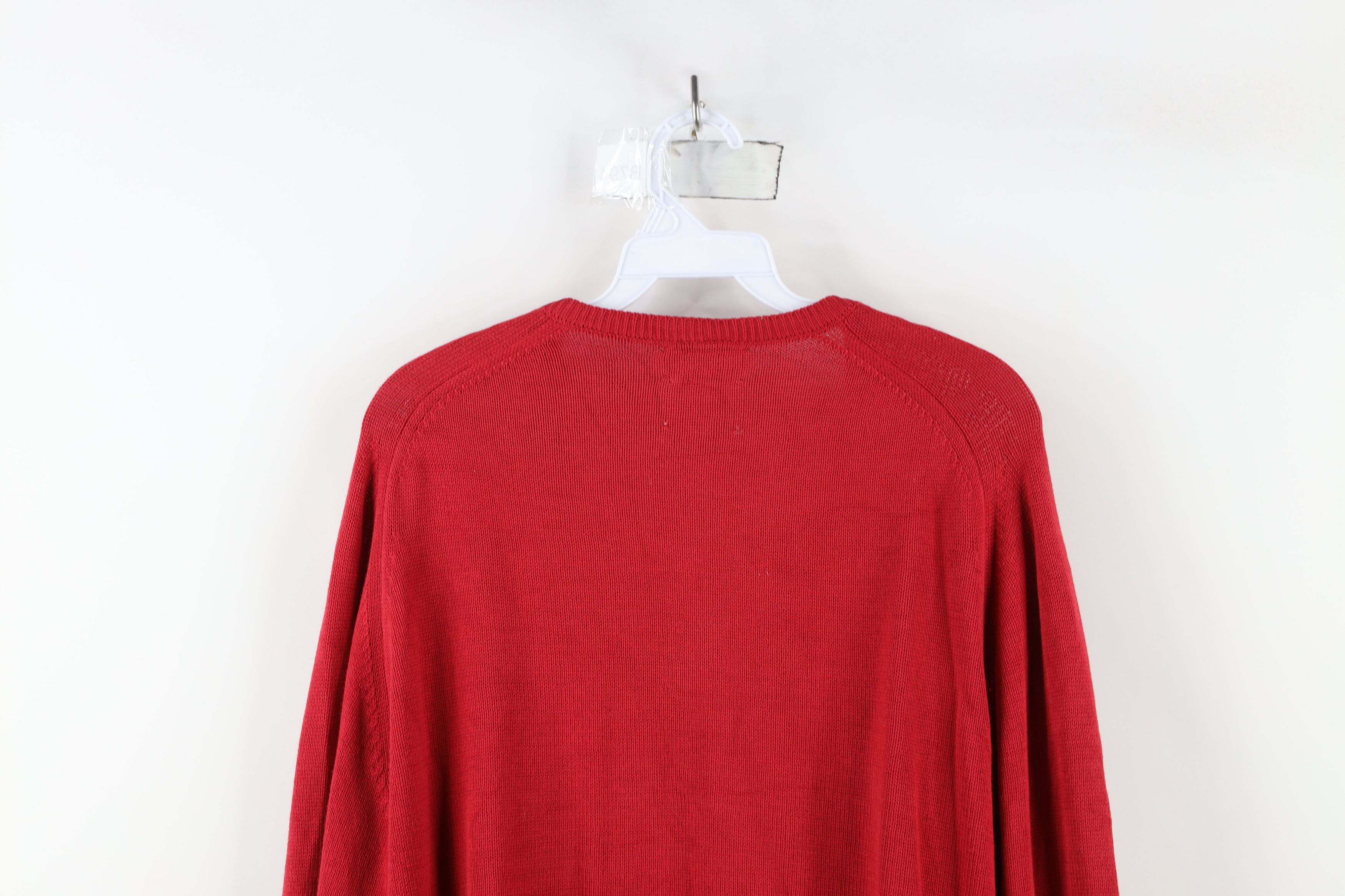 L.L. Bean × Vintage Vintage 90s LL Bean Lightweight V-Neck Sweater Silk Blend Size US L / EU 52-54 / 3 - 10 Thumbnail