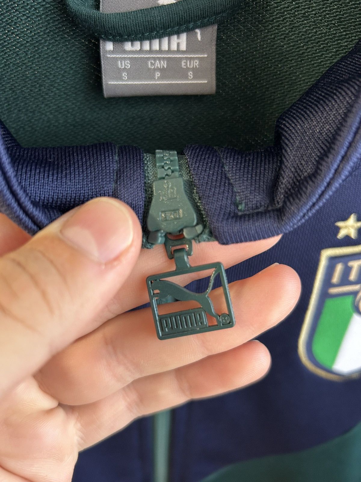 Puma × Vintage Puma Italia Vintage Football Zip Size US S / EU 44-46 / 1 - 4 Thumbnail