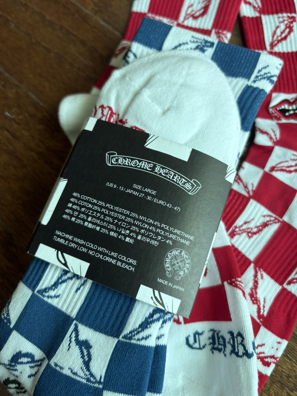 Chrome Hearts Chrome Hearts Matty Boy Eyes Red Socks Size ONE SIZE - 5 Thumbnail