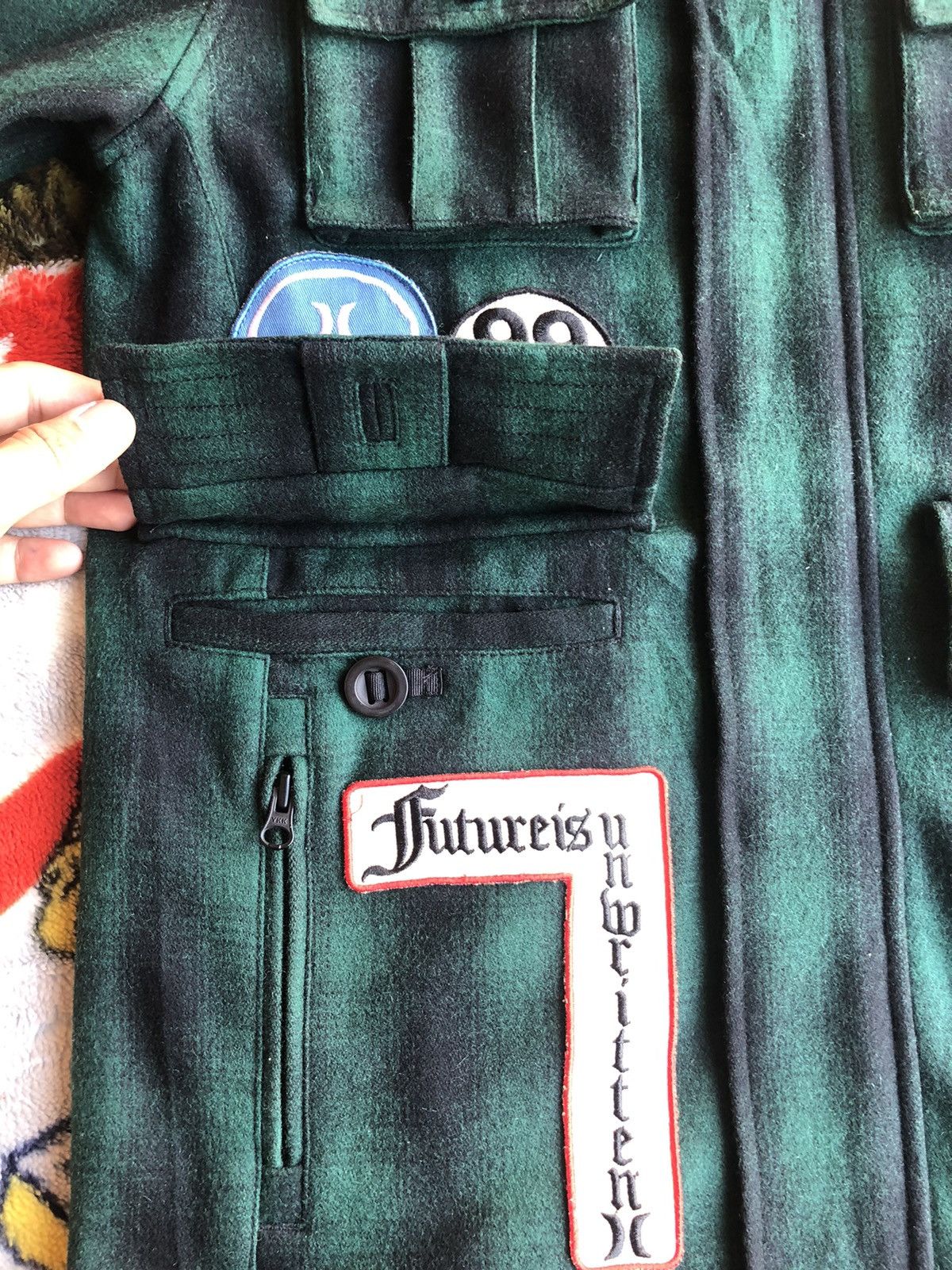 Hurley × If Six Was Nine × Japanese Brand Vintage Hurley 1999 Costa Mesa Wool Hoodie Jacket Size US M / EU 48-50 / 2 - 9 Thumbnail