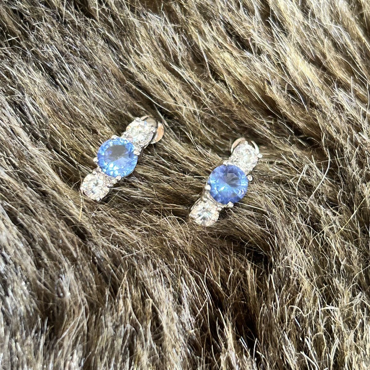 Jewelry Freida Rothman triple stone half hoop sterling earrings NIB Size ONE SIZE - 4 Thumbnail