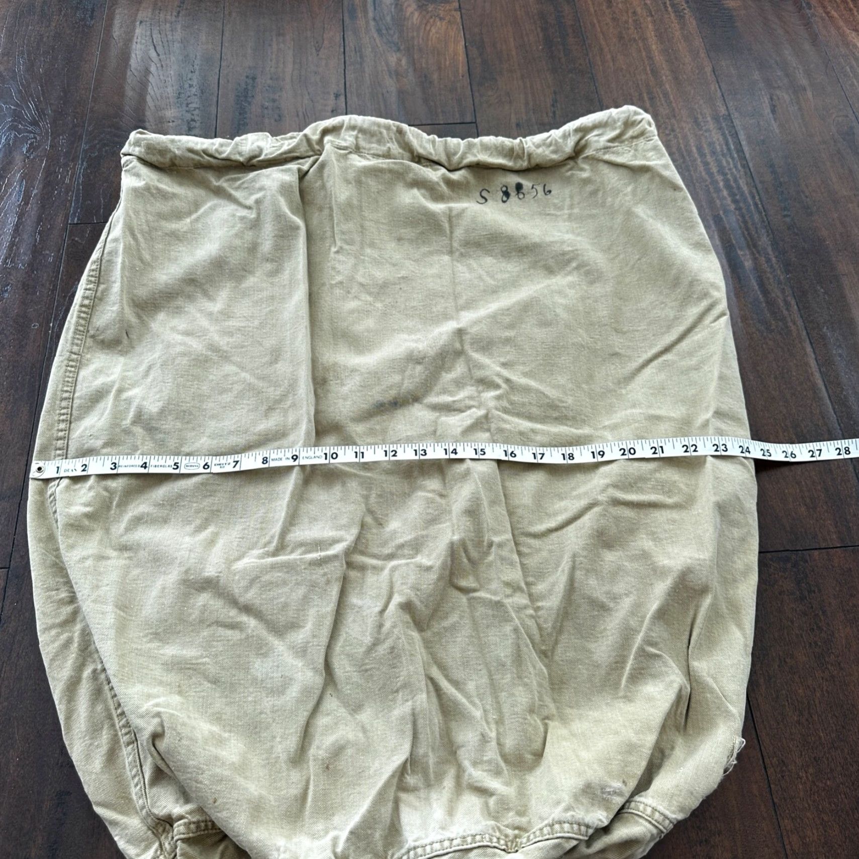 Vintage VINTAGE WWII Military Canvas Garment Laundry Bag 1940s Tan Rare Military Collectible Size ONE SIZE - 4 Thumbnail