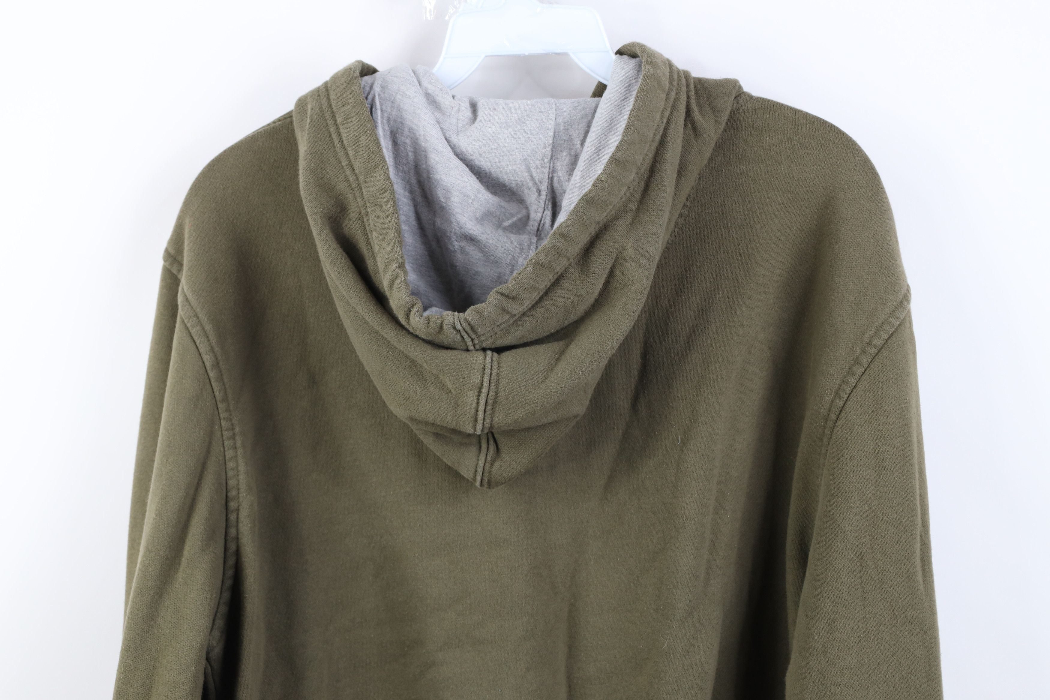 Champion Vintage Y2K Champion Blank Hoodie Sweatshirt Olive Green Size US S / EU 44-46 / 1 - 14 Thumbnail