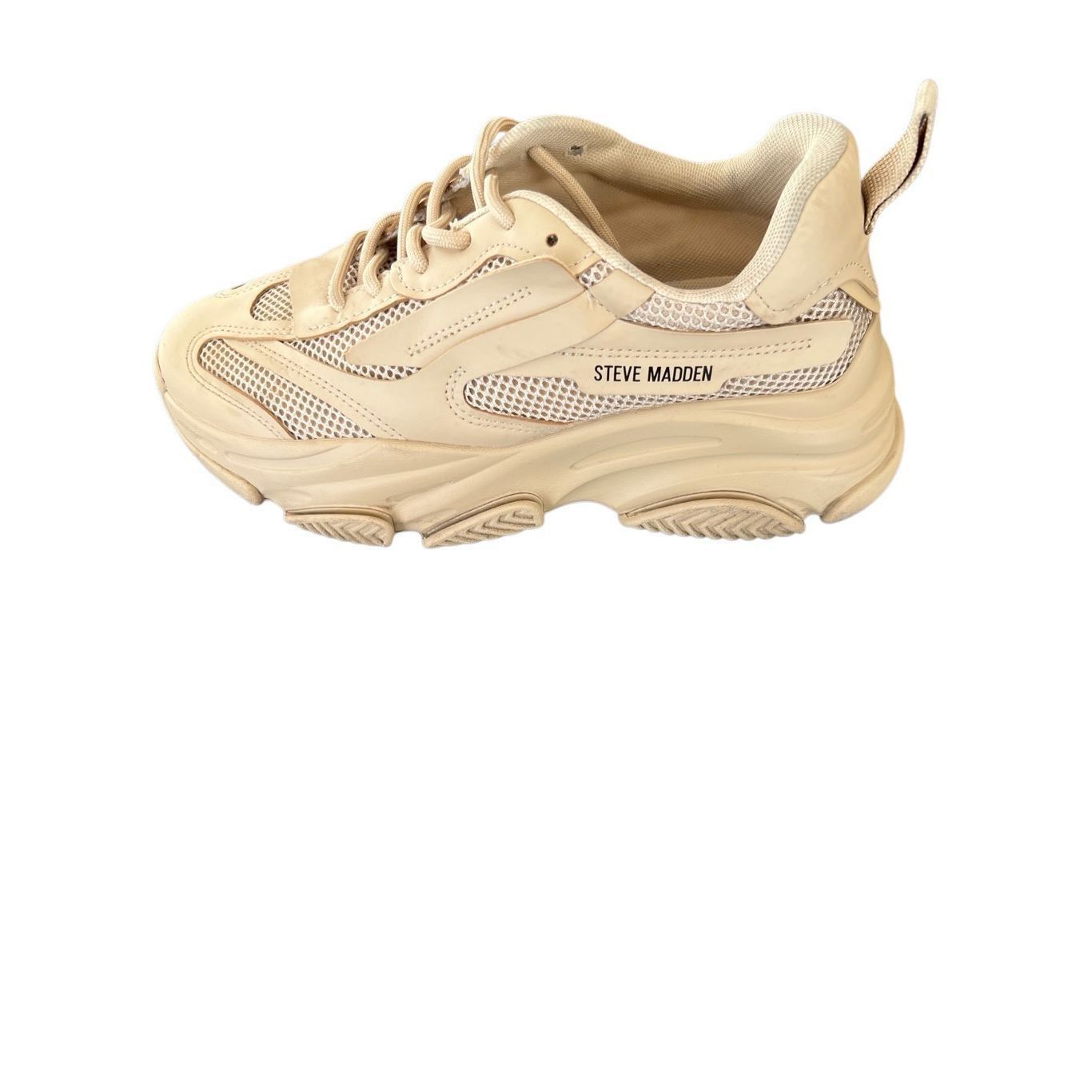 Steve Madden Steve Madden Possession chunky lace-up sneakers in tan size Size US 8.5 / IT 38.5 - 2 Thumbnail